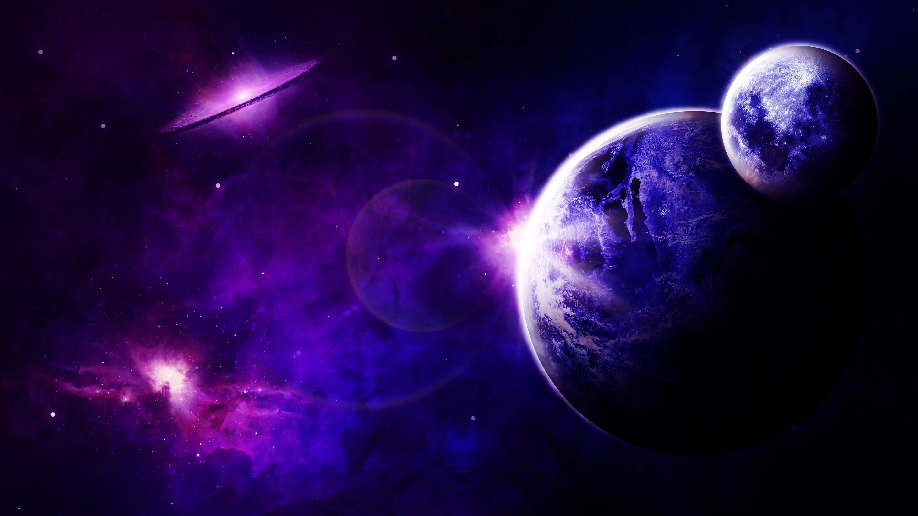 Download wallpaper 3840x2160 space, planet, astronomy, galaxy, universe 4k uhd 16:9 HD background