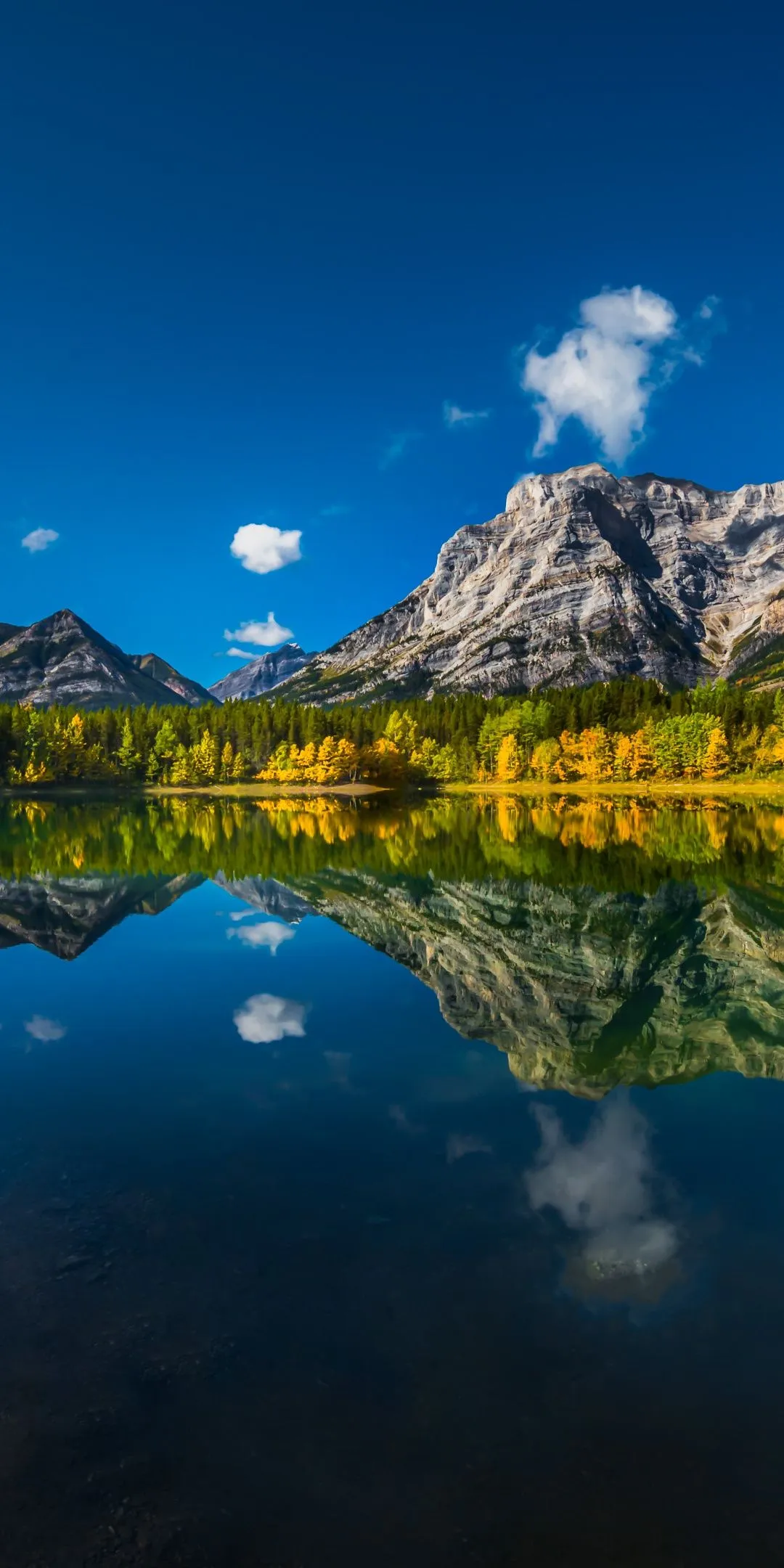 Wedge Pond Wallpaper 4K, Canada, Clear sky, Reflection