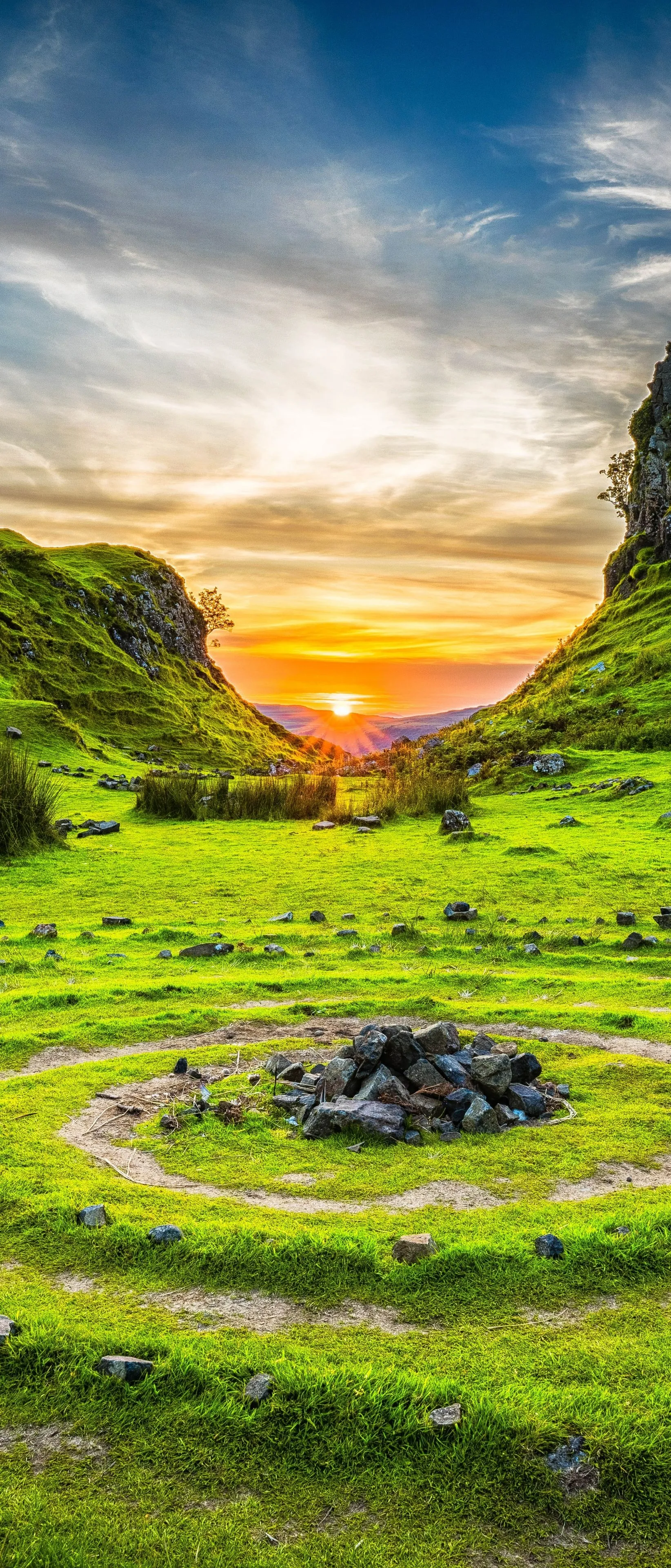 Phone wallpaper: Landscape, Earth, Sunset 1424237