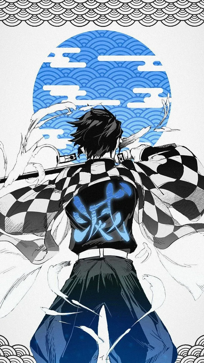 Demon slayer anime, japan, manga, tanjiro, anime, HD phone wallpaper