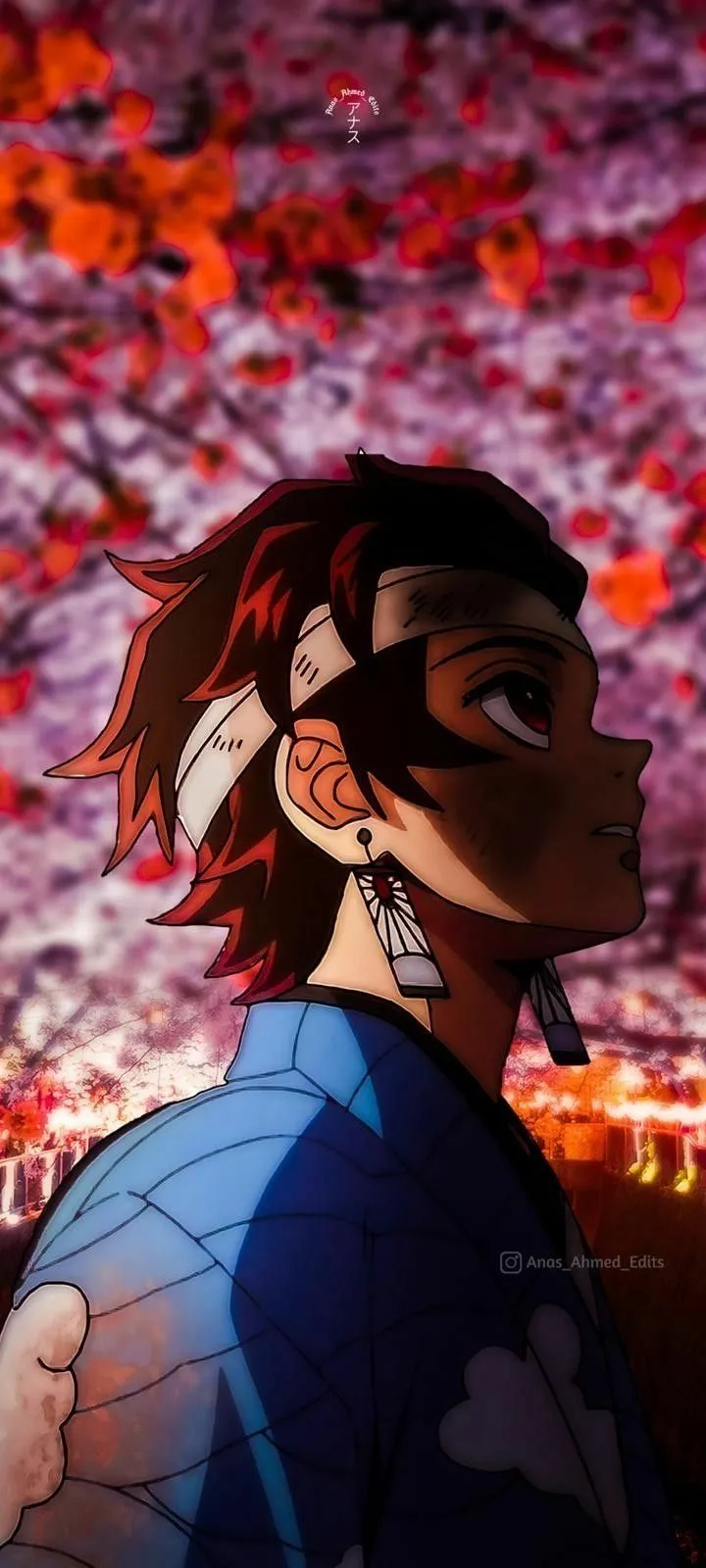Tanjiro Kamado. Demon Slayer Anime Phone Wallpaper