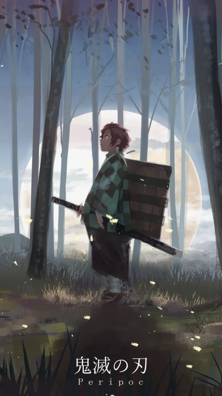 Phone wallpaper: Demon Slayer: Kimetsu No Yaiba, Tanjiro Kamado, Anime 1361305