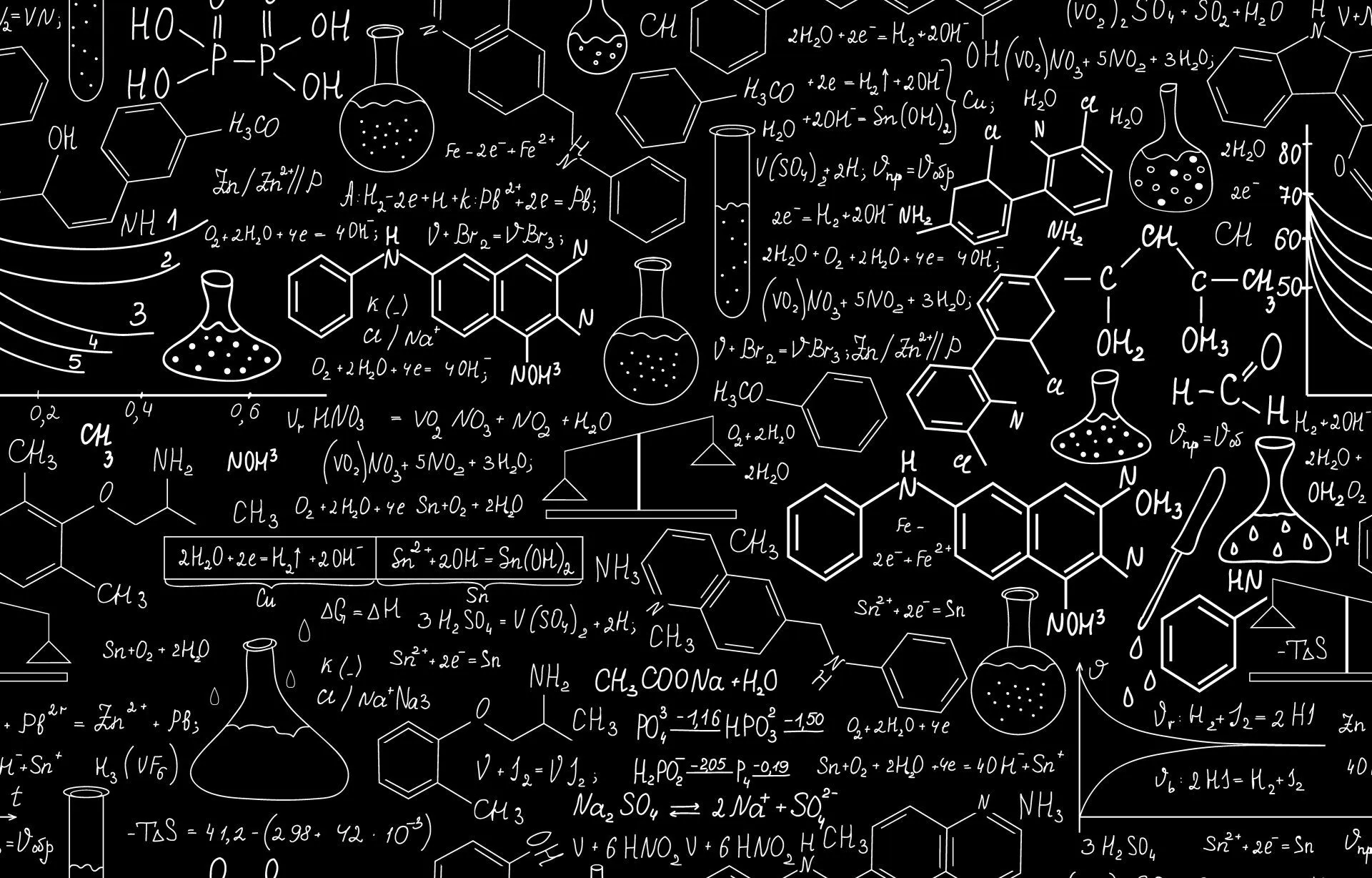 4K Ultra HD Chemistry & Physics Tech Wallpaper: Molecular Science in High Definitionx3198
