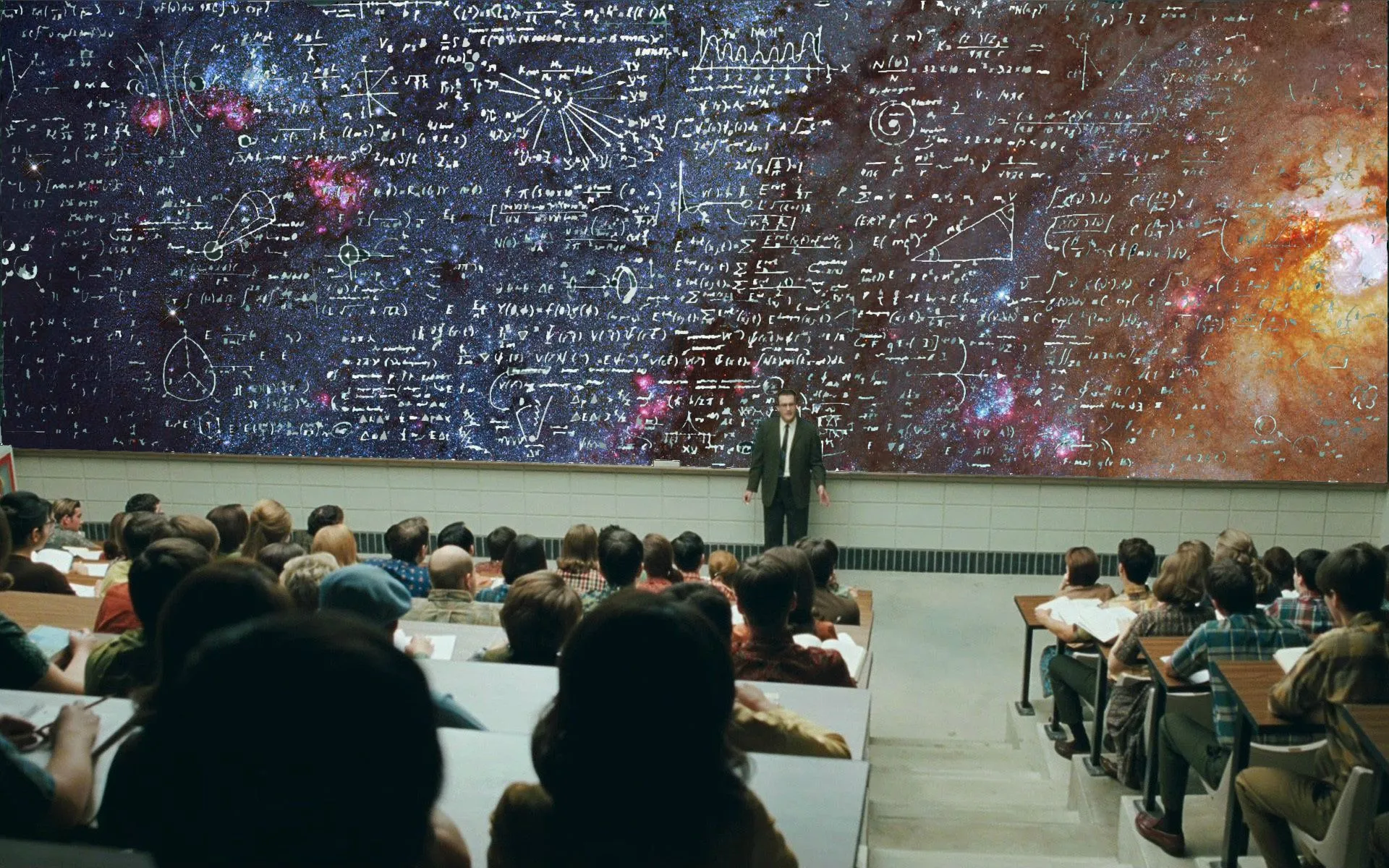 A Serious Man Colorful Physics Chalkboard « KaiserScience