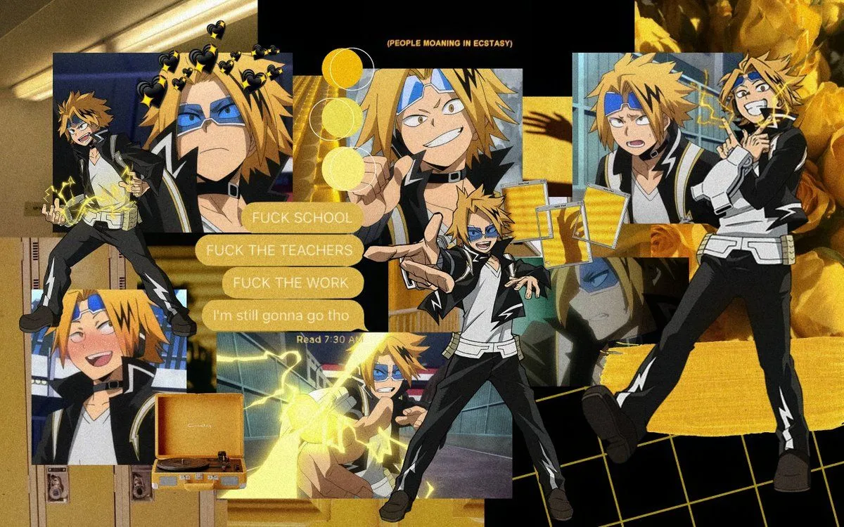 Denki Kaminari (My Hero Academia) desktop wallpaper