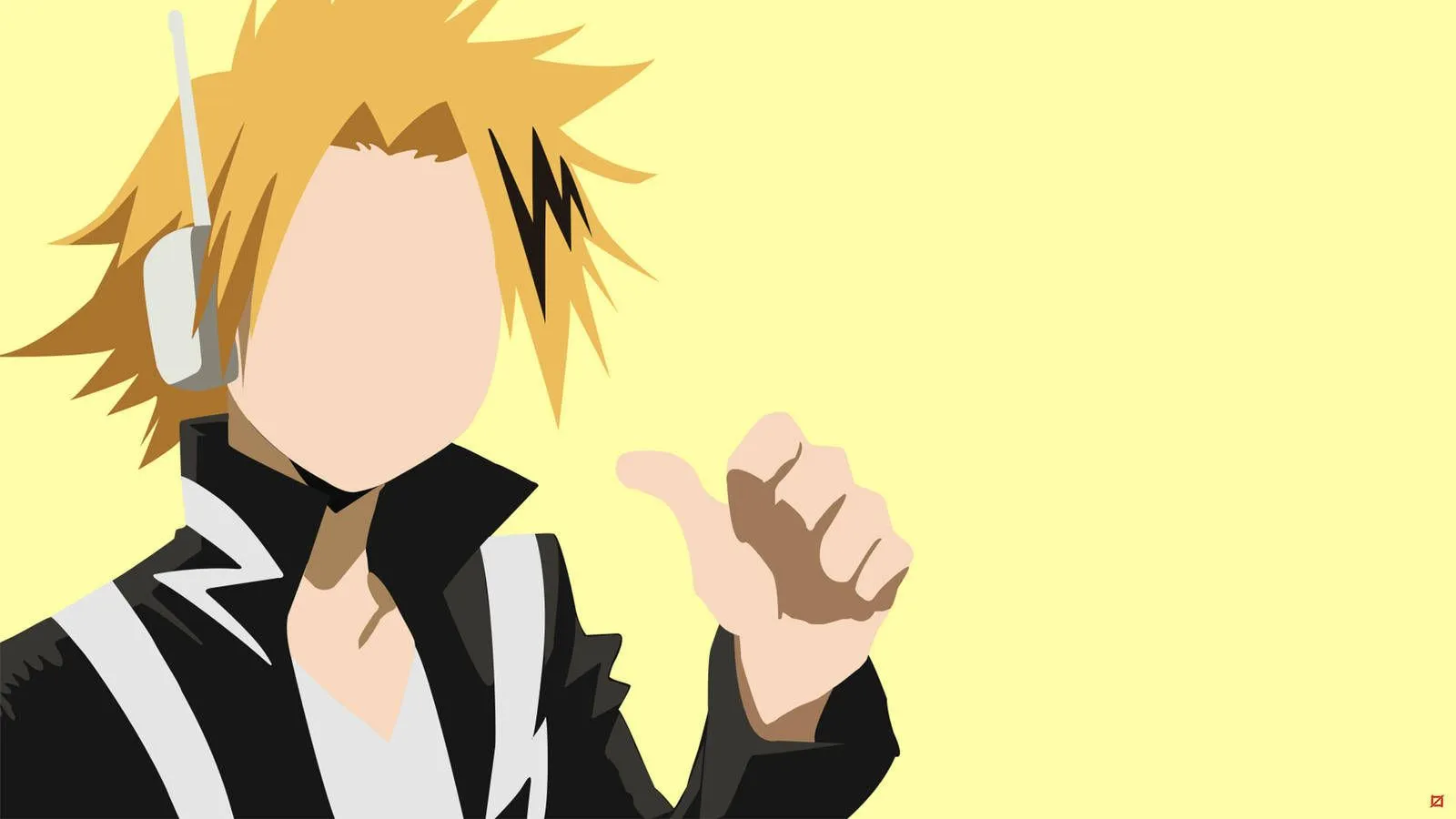 Download Cute Denki Minimalist Art Wallpaper