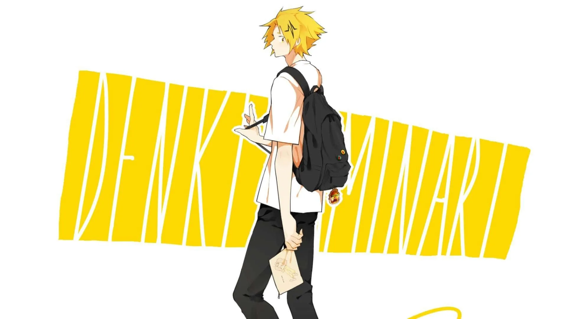 Download Denki Kaminari Cool Anime Poster Wallpaper