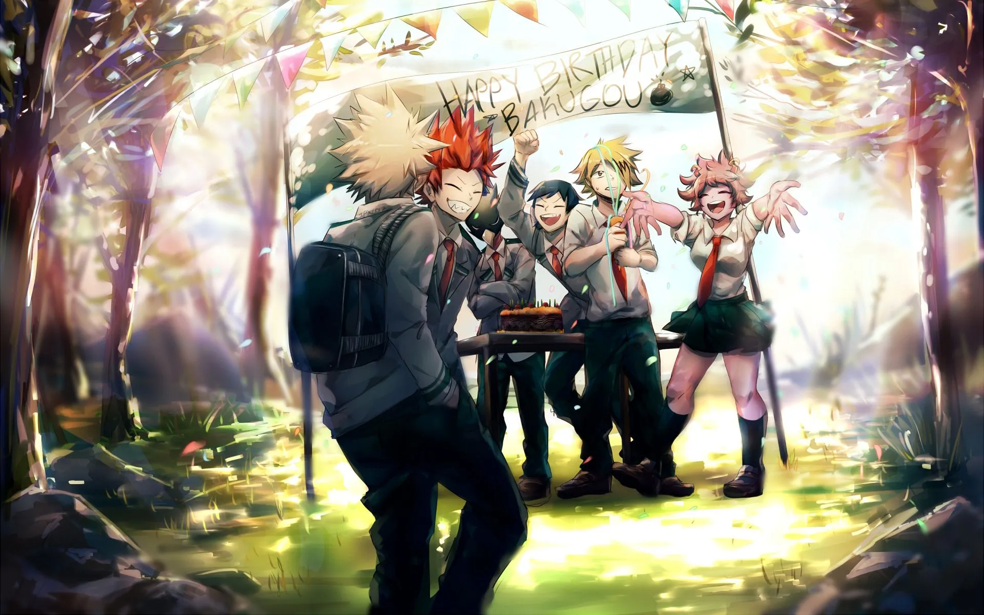 Denki Kaminari In Action HD Wallpaper