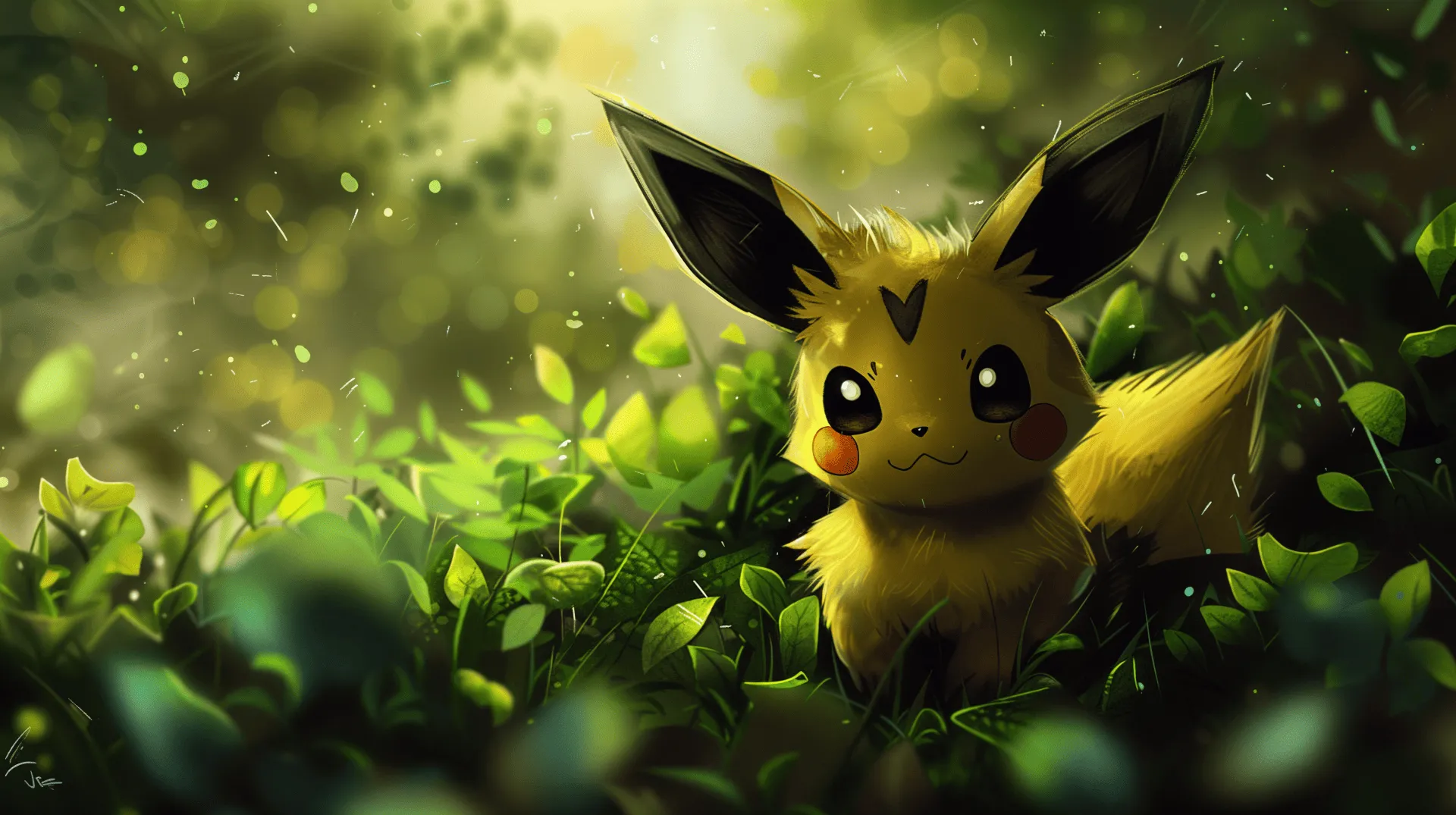Pichu in Nature: Stunning 4K Ultra HD Wallpaper