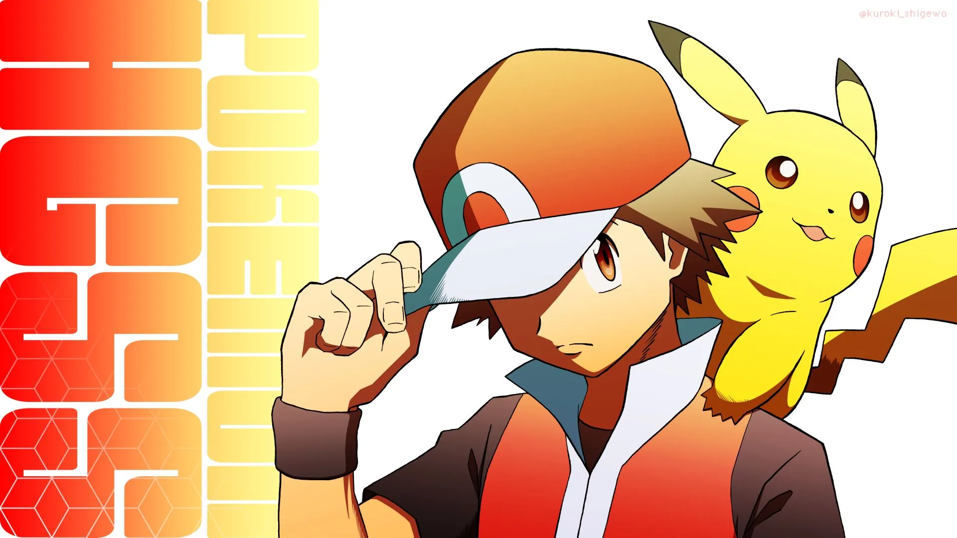 Red and Pikachu Pokémon Wallpaper, HD Anime 4K Wallpaper, Image and Background