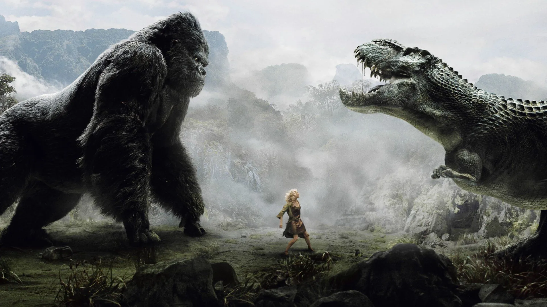 Epic Showdown: King Kong HD Wallpaperx1080