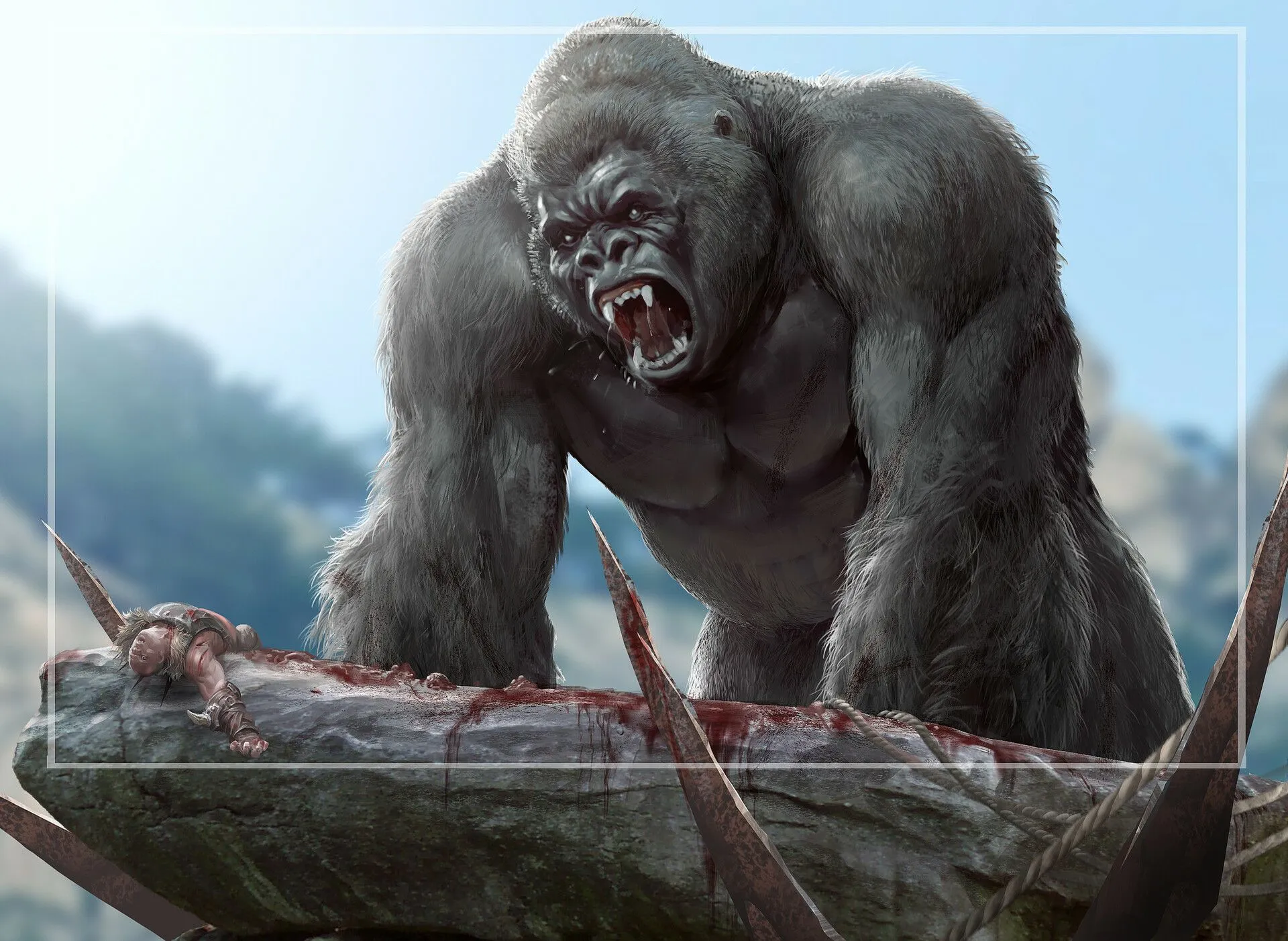 King Kong HD Fantasy Art Wallpaper, HD Artist 4K Wallpaper, Image and Background