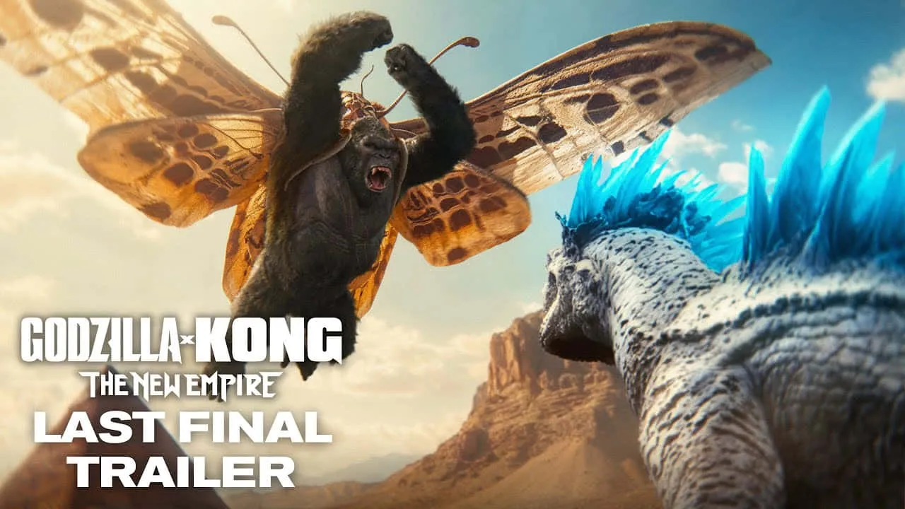 Godzilla x Kong The New Empire Visuals HD Desktop Wallpaper