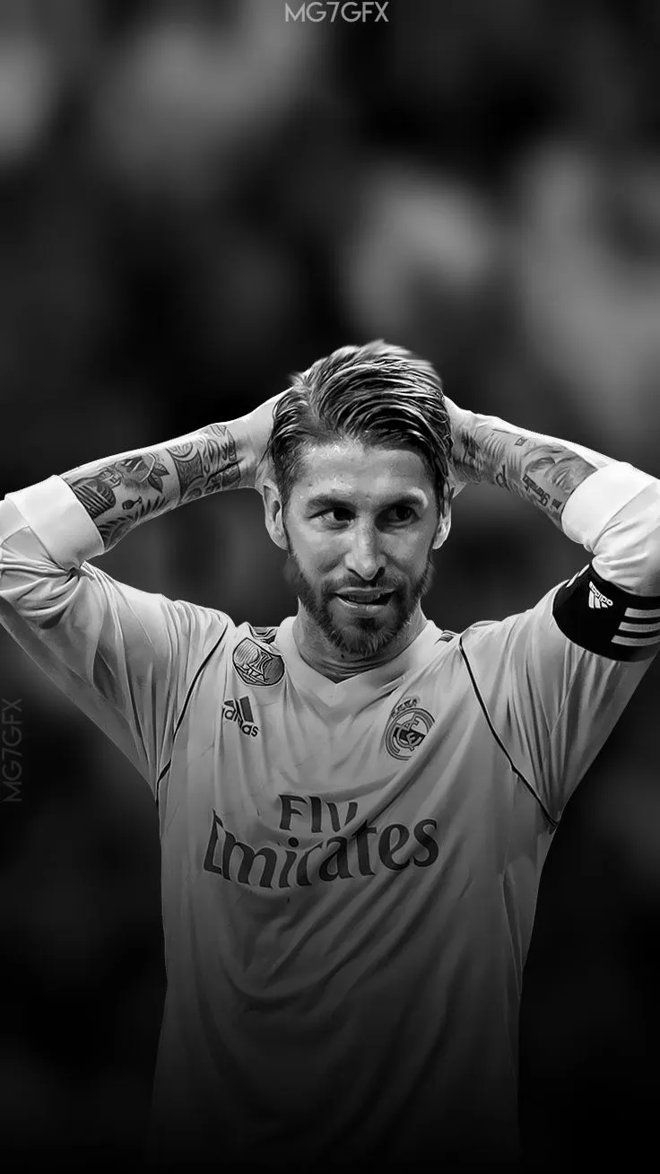 Sergio Ramos Phone Wallpaper