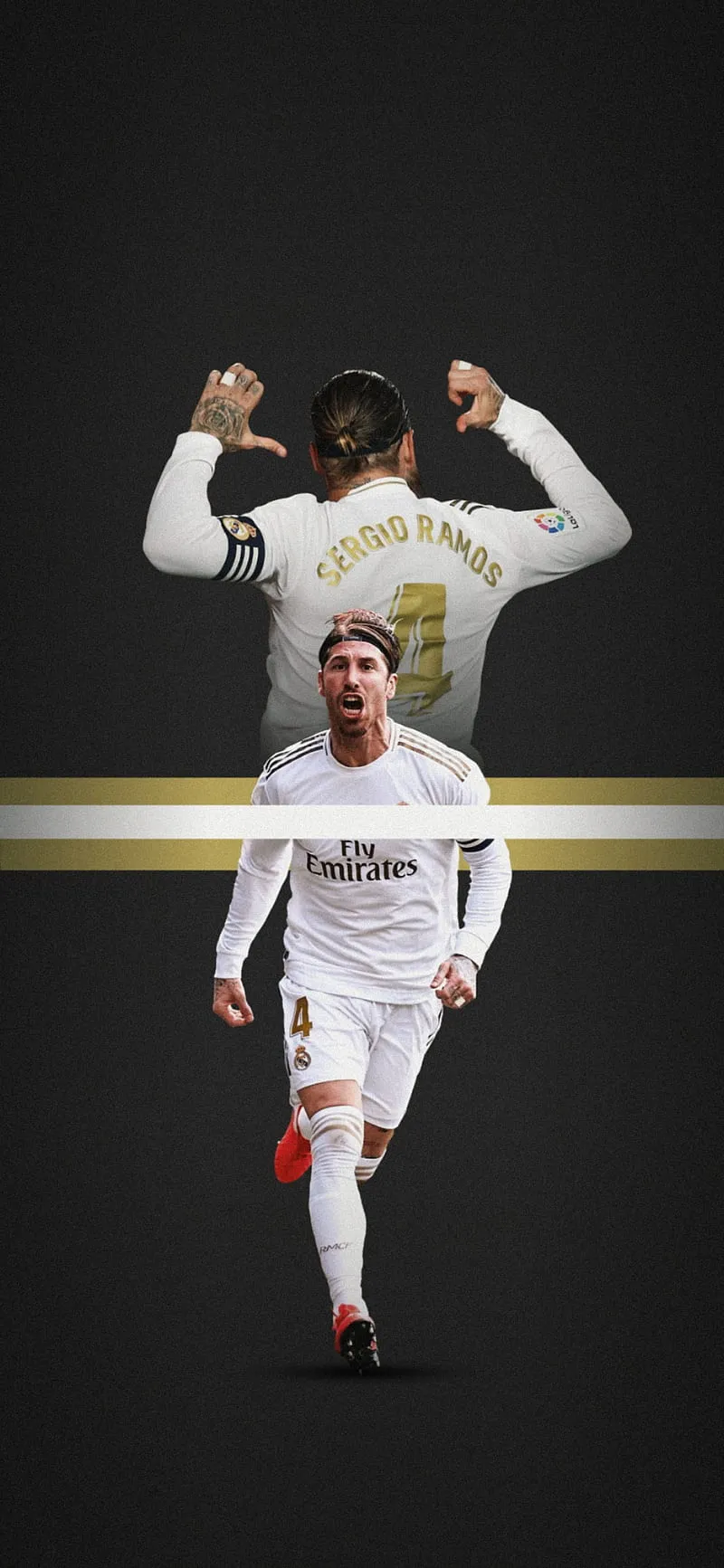Sergio Ramos, hala madrid, real, real marid, HD phone wallpaper