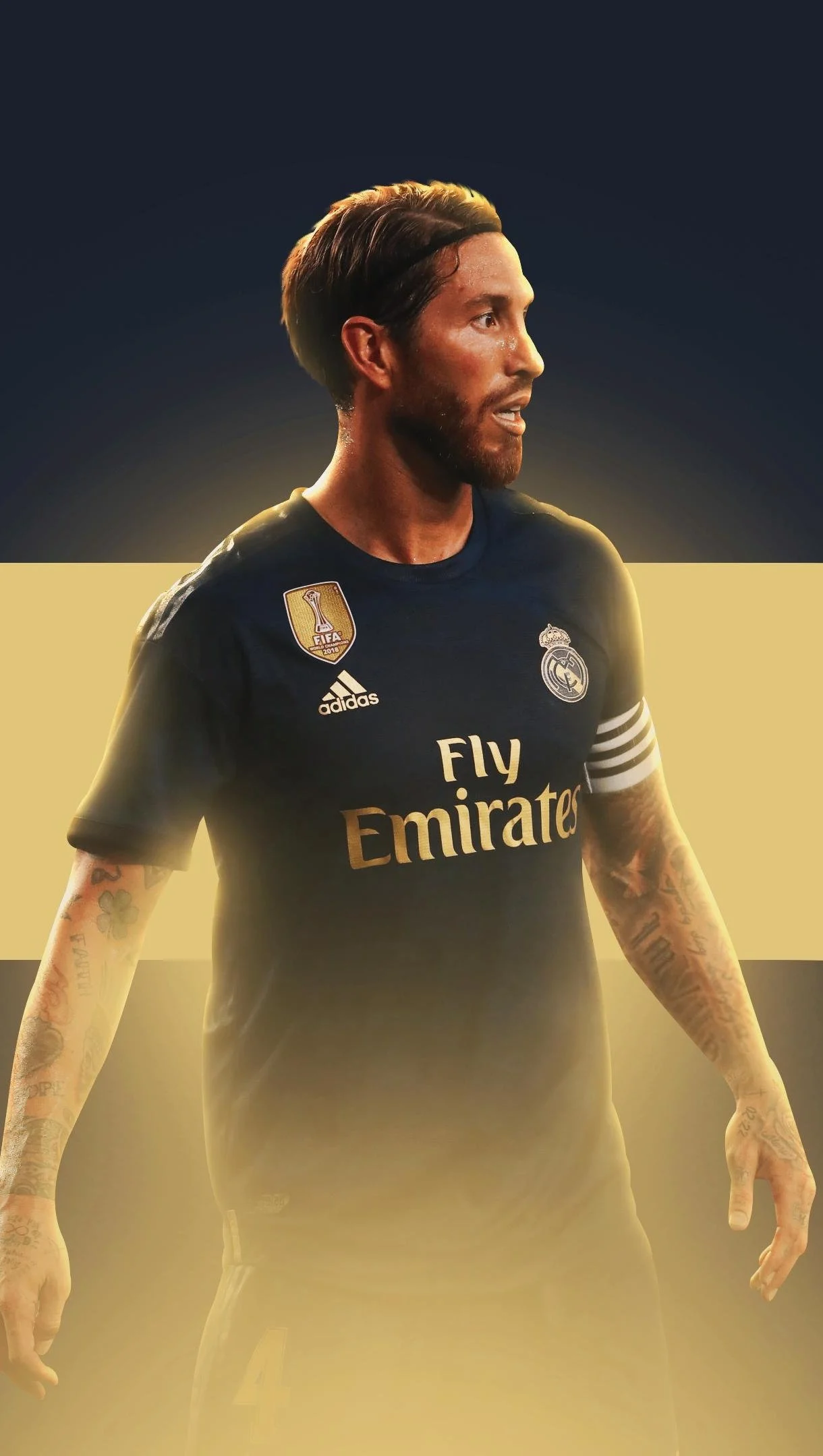Sergio Ramos Wallpaper 4K for iPhone and Mobile Phone