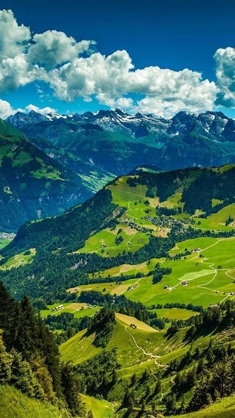 Beautiful Mountain, Mountain beautiful scenery, HD phone wallpaper