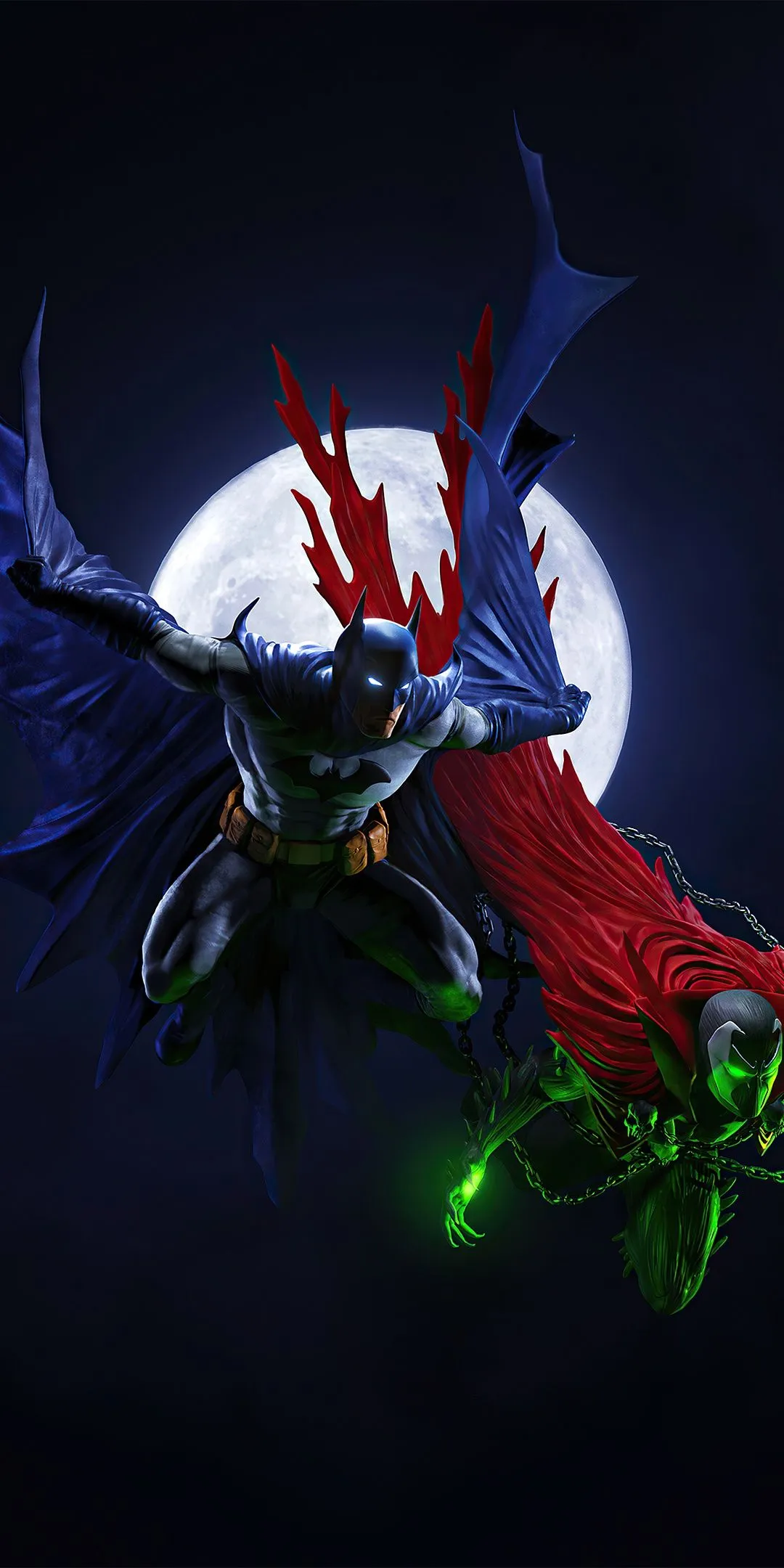Batman Wallpaper 4K, Spawn, DC Comics, DC Superheroes