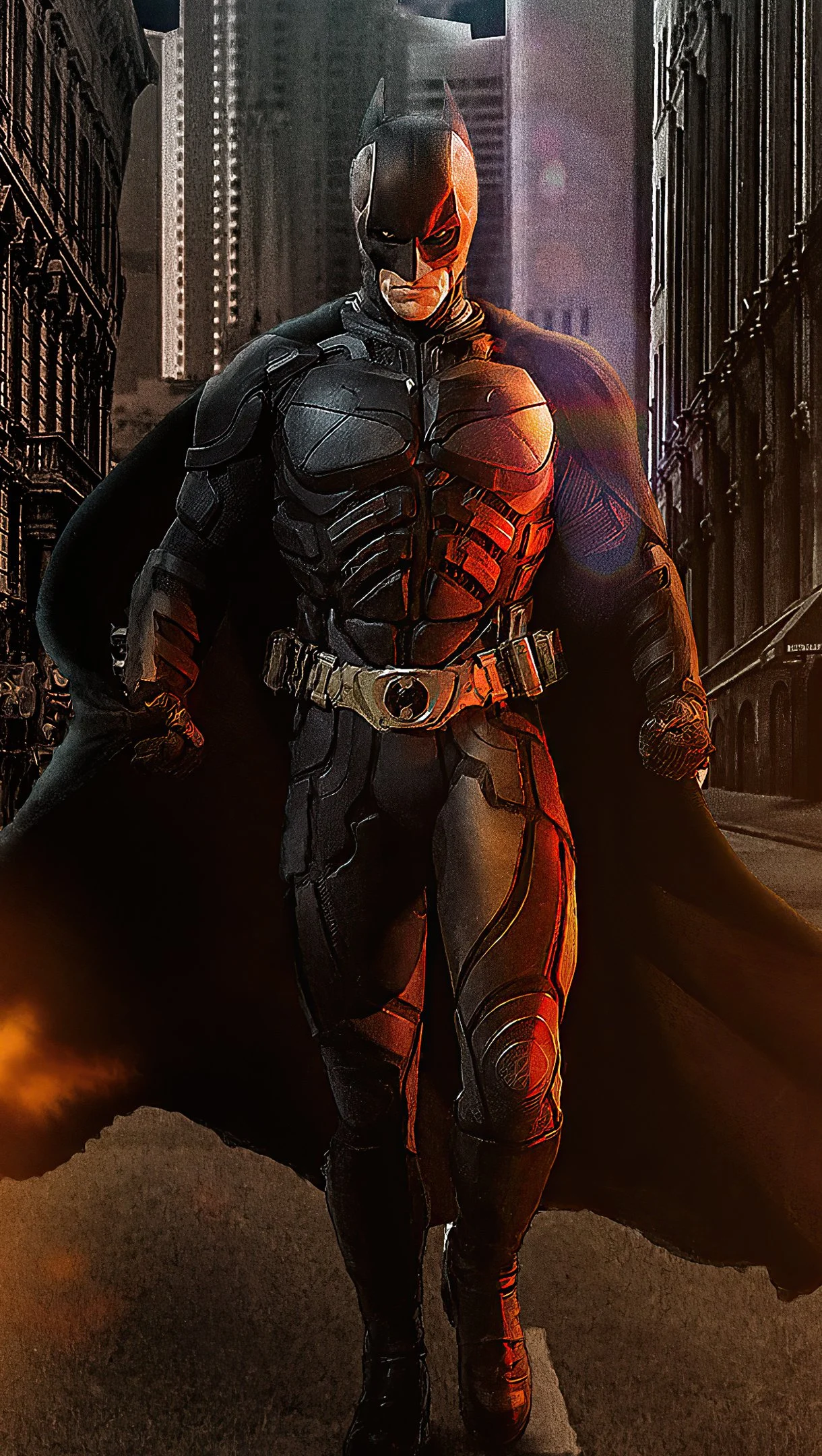 Batman walking Wallpaper 4K for iPhone and Mobile Phone