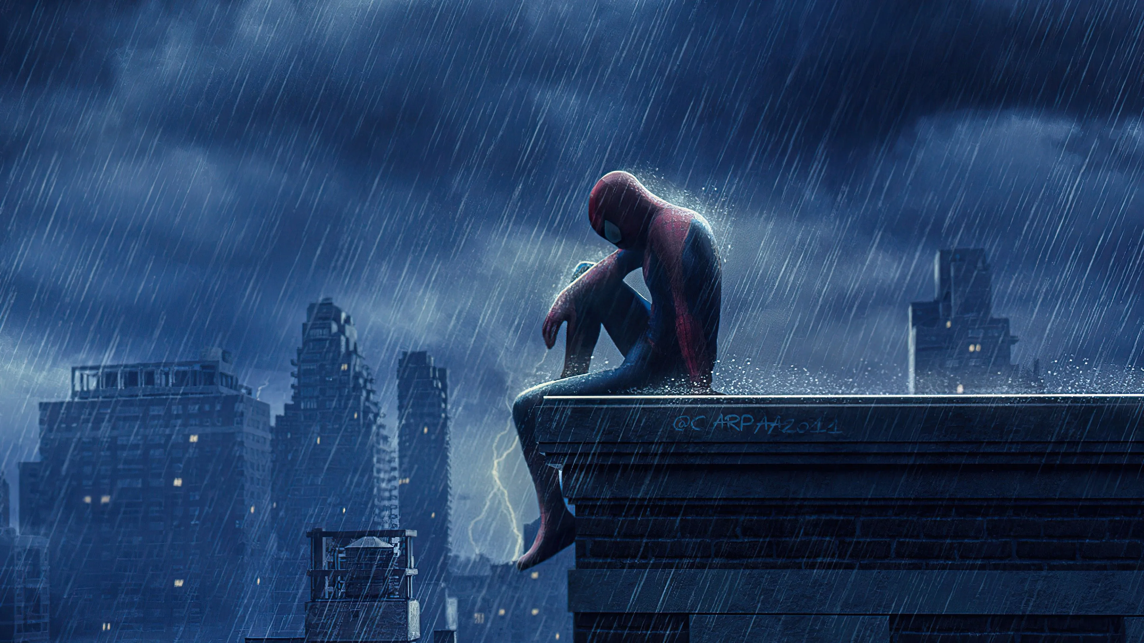 Sad Spider Man No Way Home 4k Wallpaper, HD Superheroes 4K Wallpaper, Image And Background