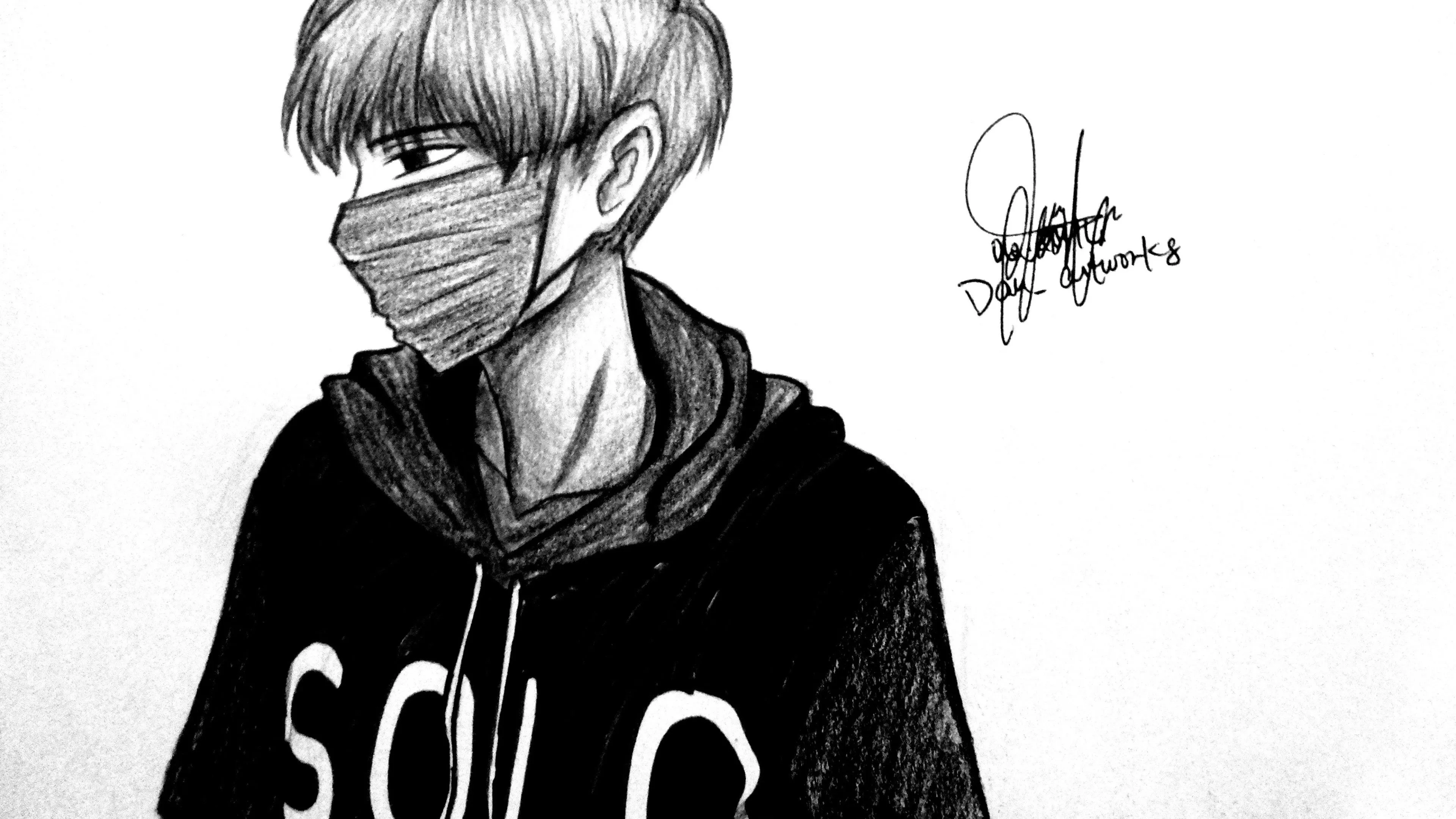 Anime Sad Boy Manga Series HD Desktop Wallpaper 106482