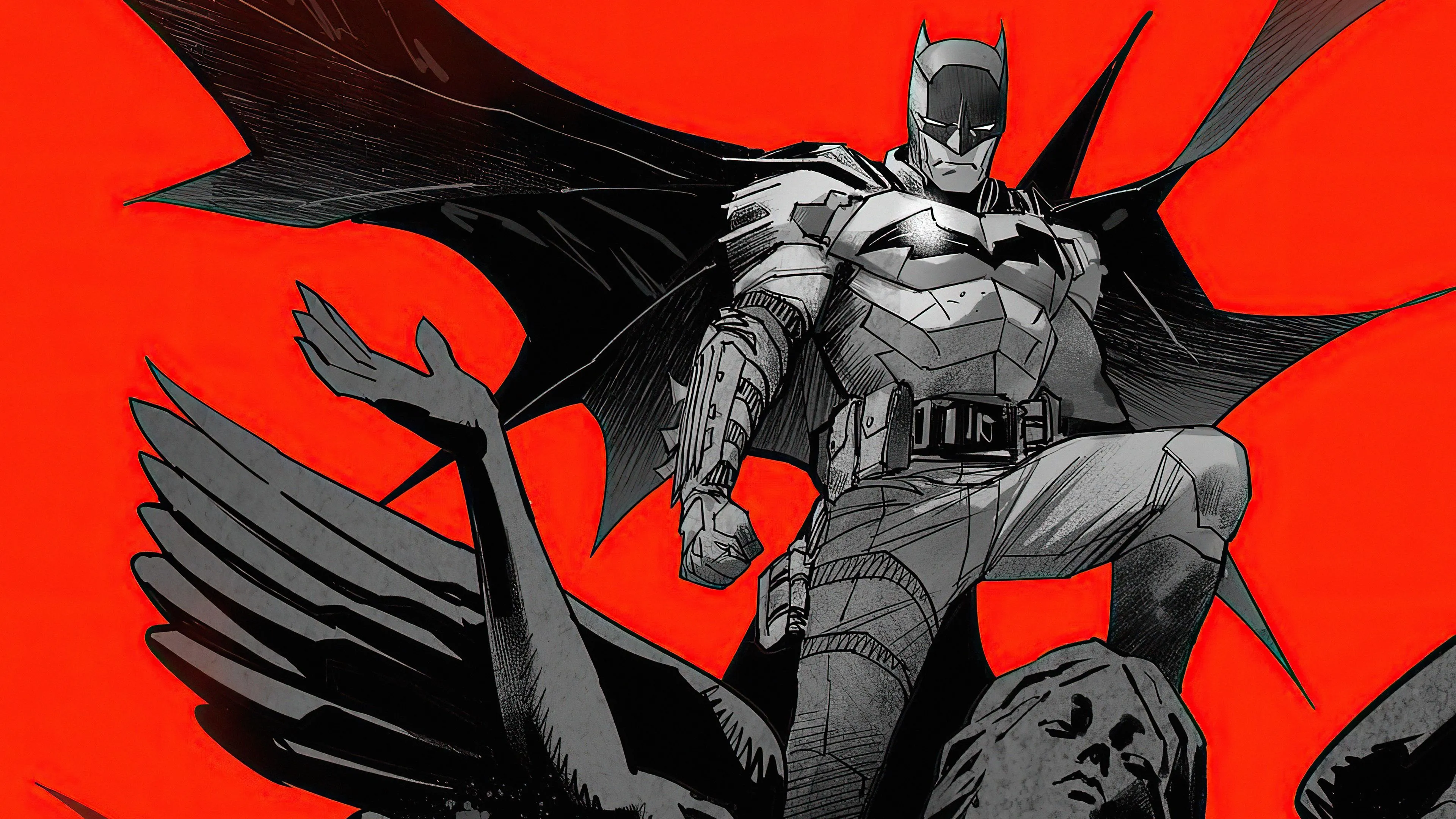 The Batman 2021 Comic Art 4k Wallpaper, HD Movies Wallpaper, 4k Wallpaper Image, Background, Photos and Picture