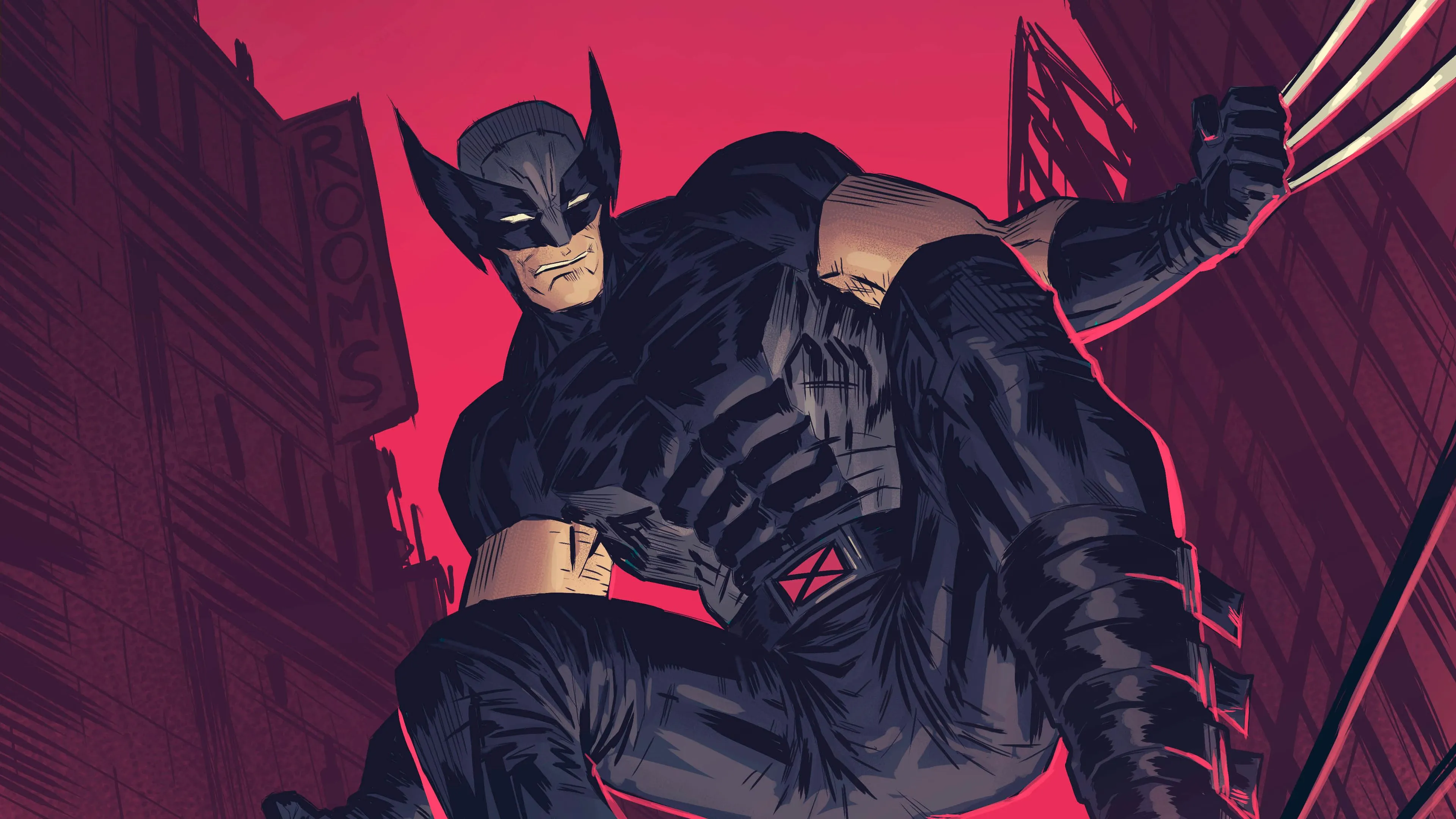 Wolverine X Men Comic Art