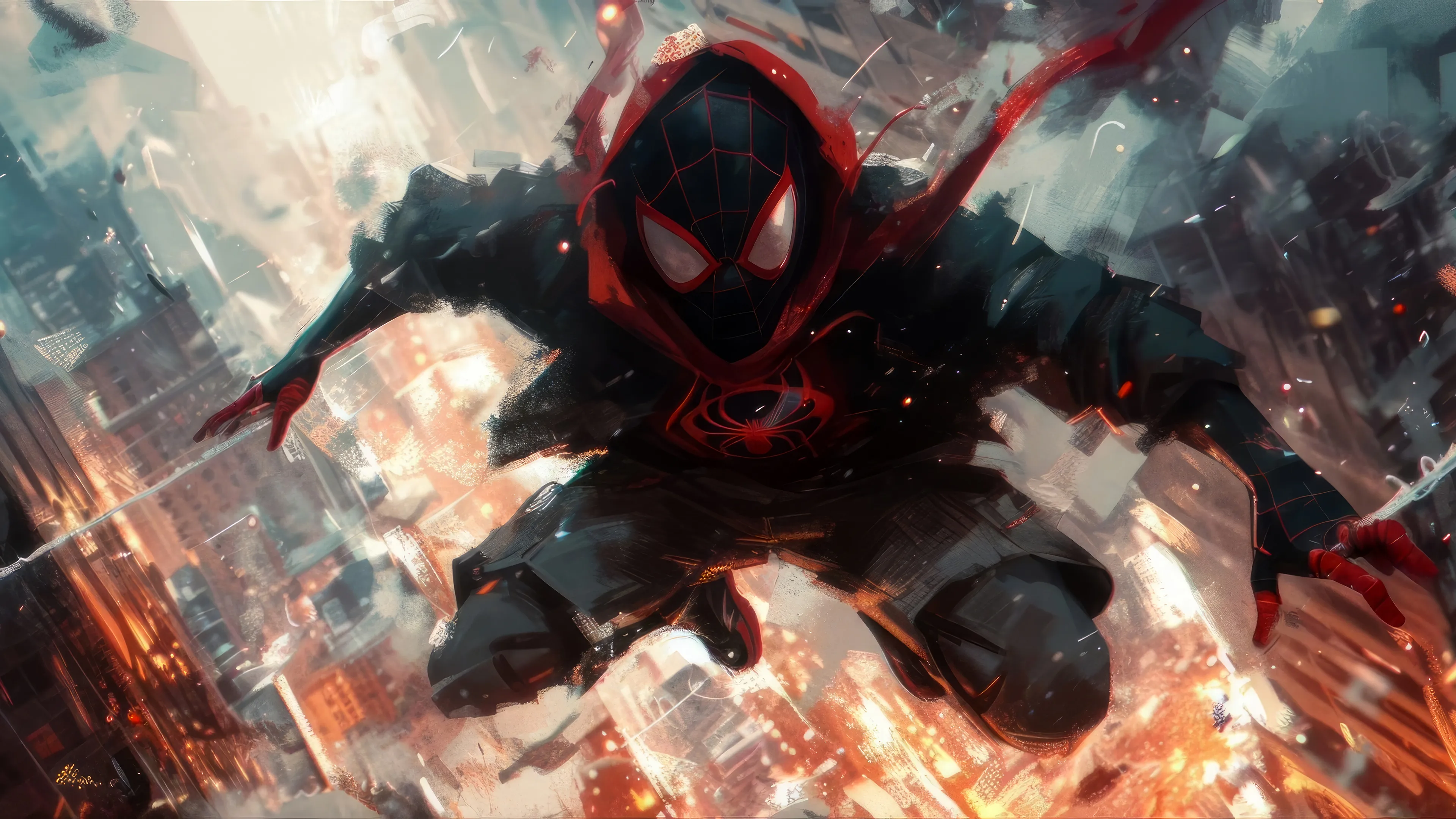 Spider Man: Into The Spider Verse 4k Ultra HD Wallpaper Comics