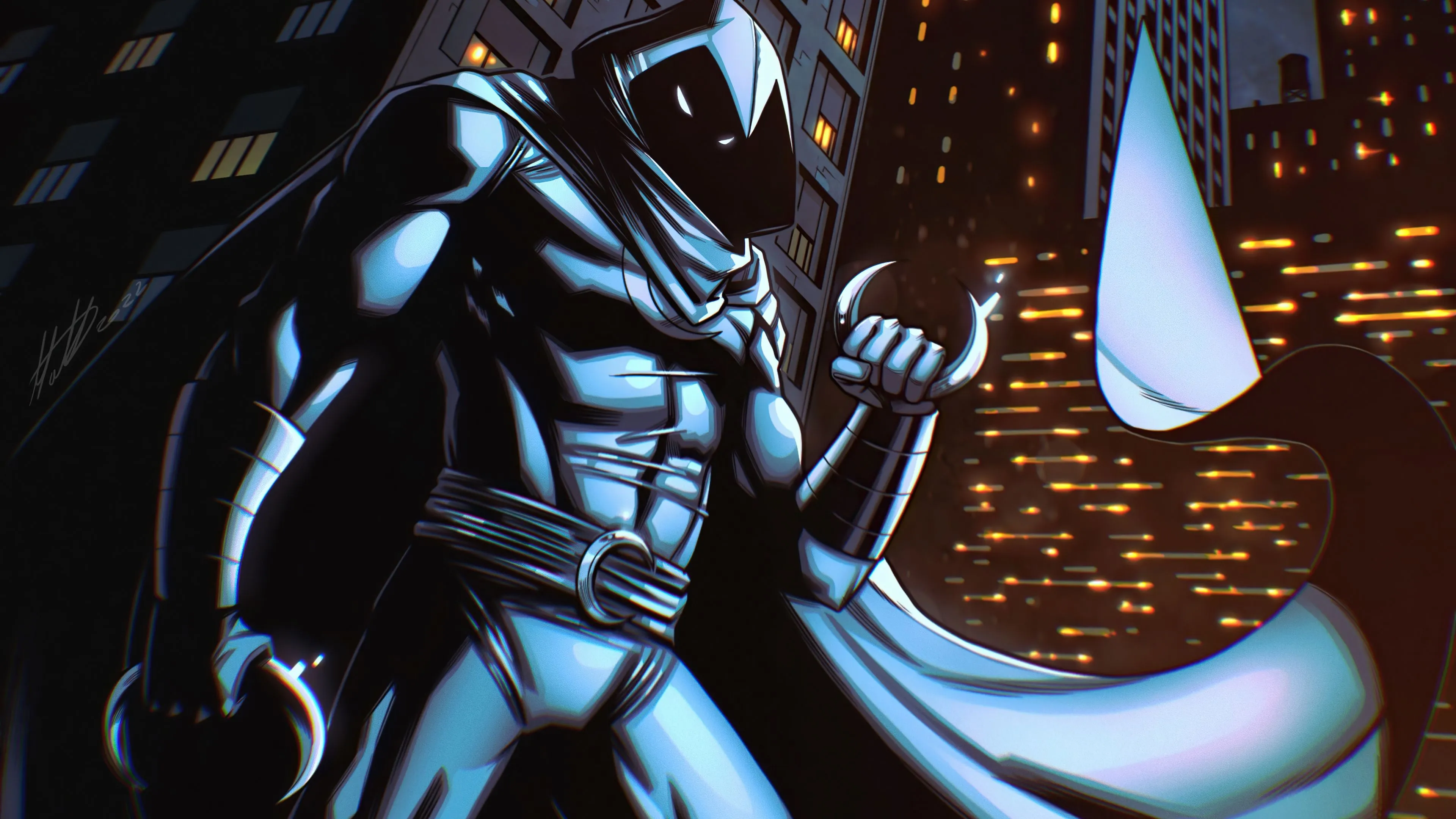 Moon Knight Comic Art 4k Wallpaper, HD Superheroes Wallpaper, 4k Wallpaper Image, Background, Photos and Picture