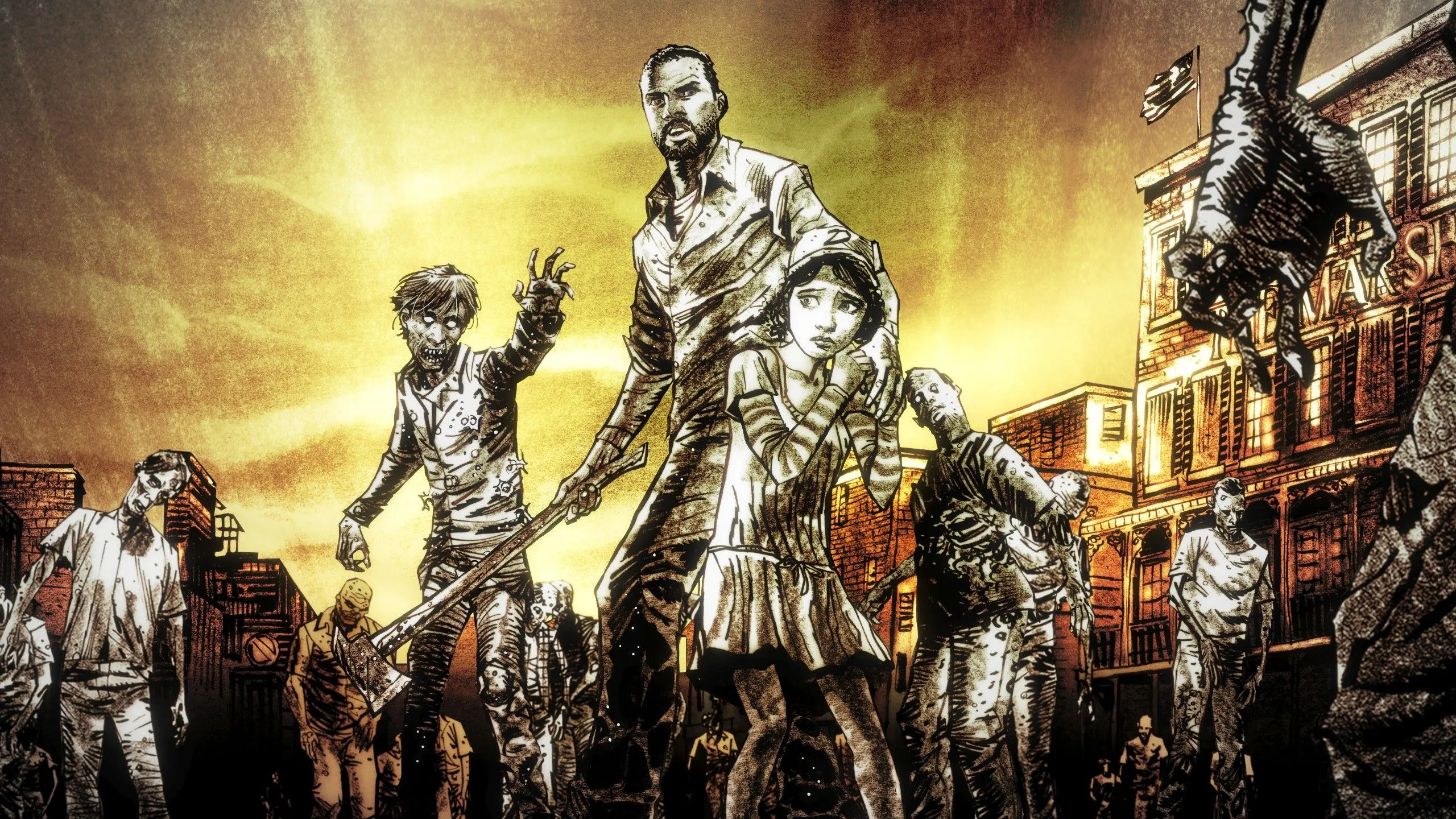 The Walking Dead (Game) HD Wallpaper and 4K Background