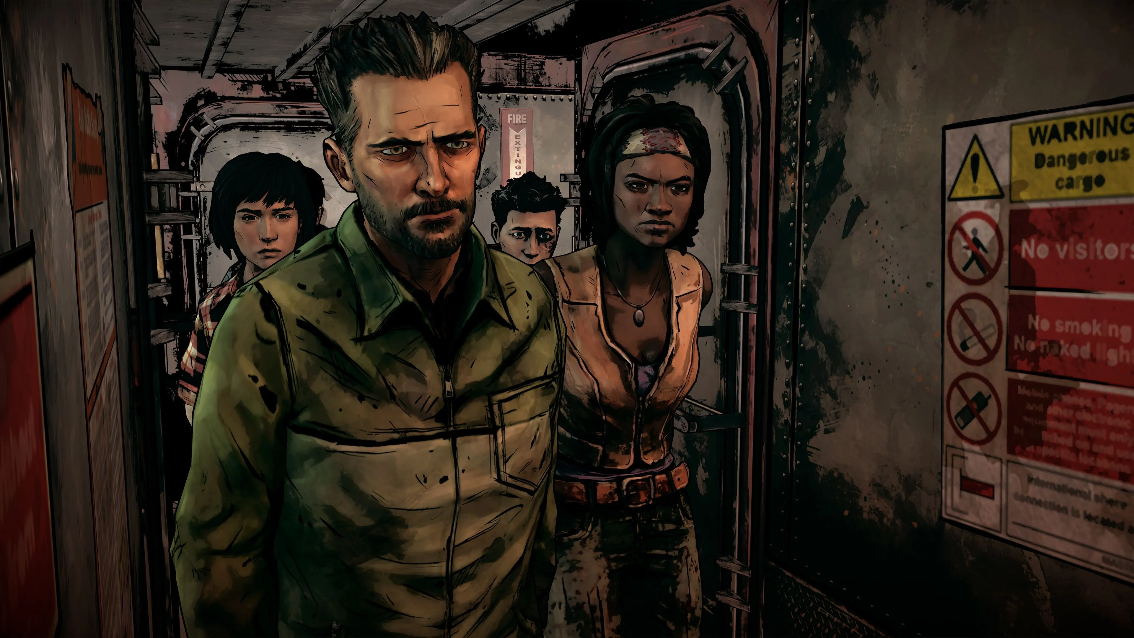 The Walking Dead The Telltale Graphic Black Wallpaper, HD Games 4K Wallpaper, Image and Background