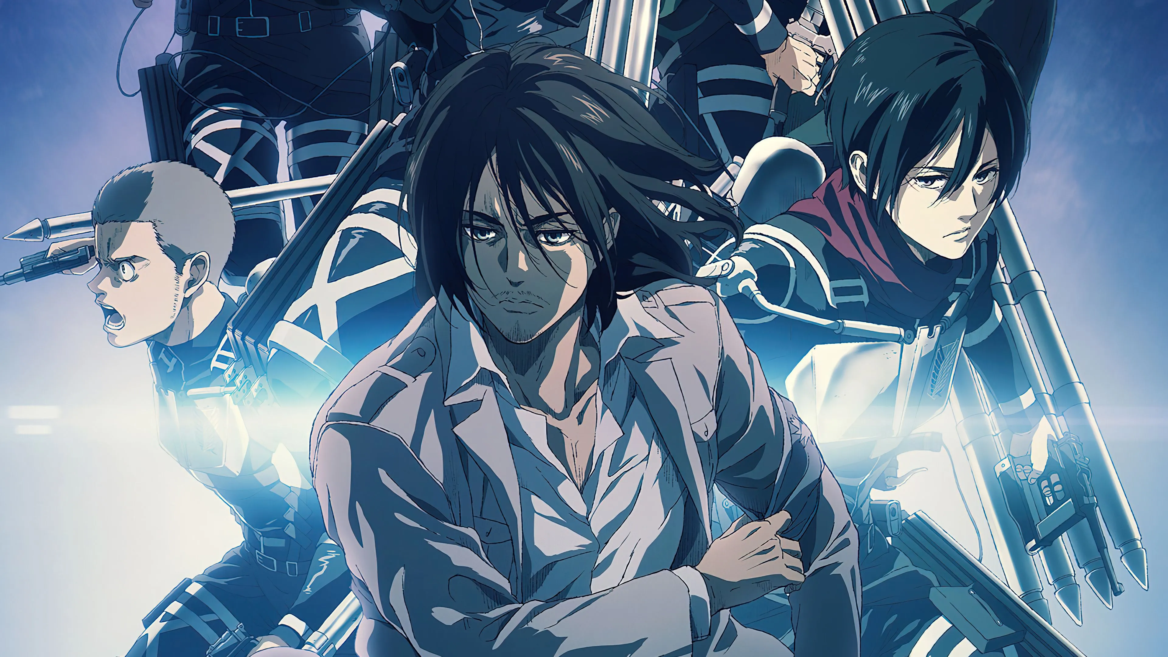 Desktop wallpaper: Attack On Titan, Anime 4K free download for PC. 511800