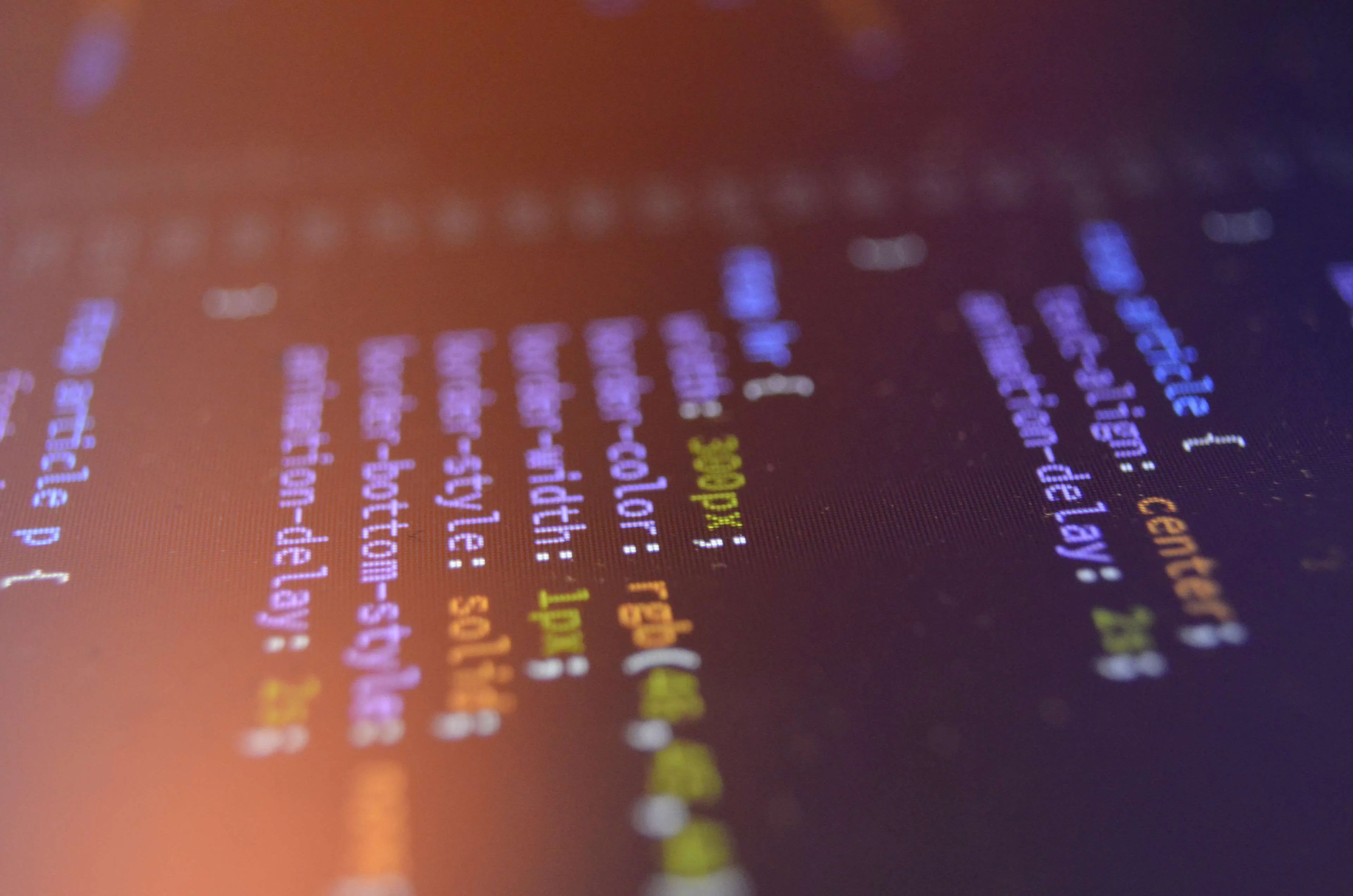 Css Code On A Computer Screen 4K HD Wallpaper