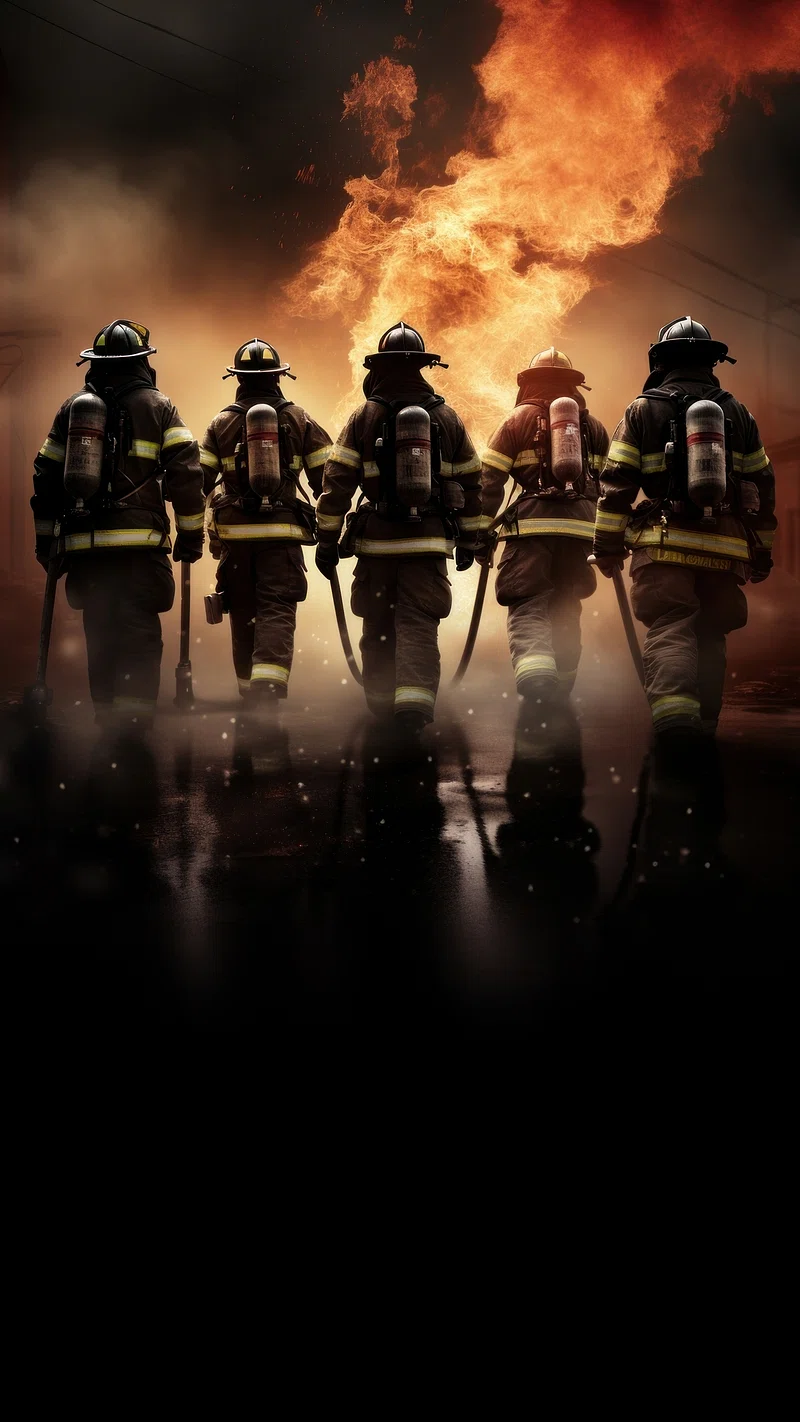 Firefighter Image Wallpaper