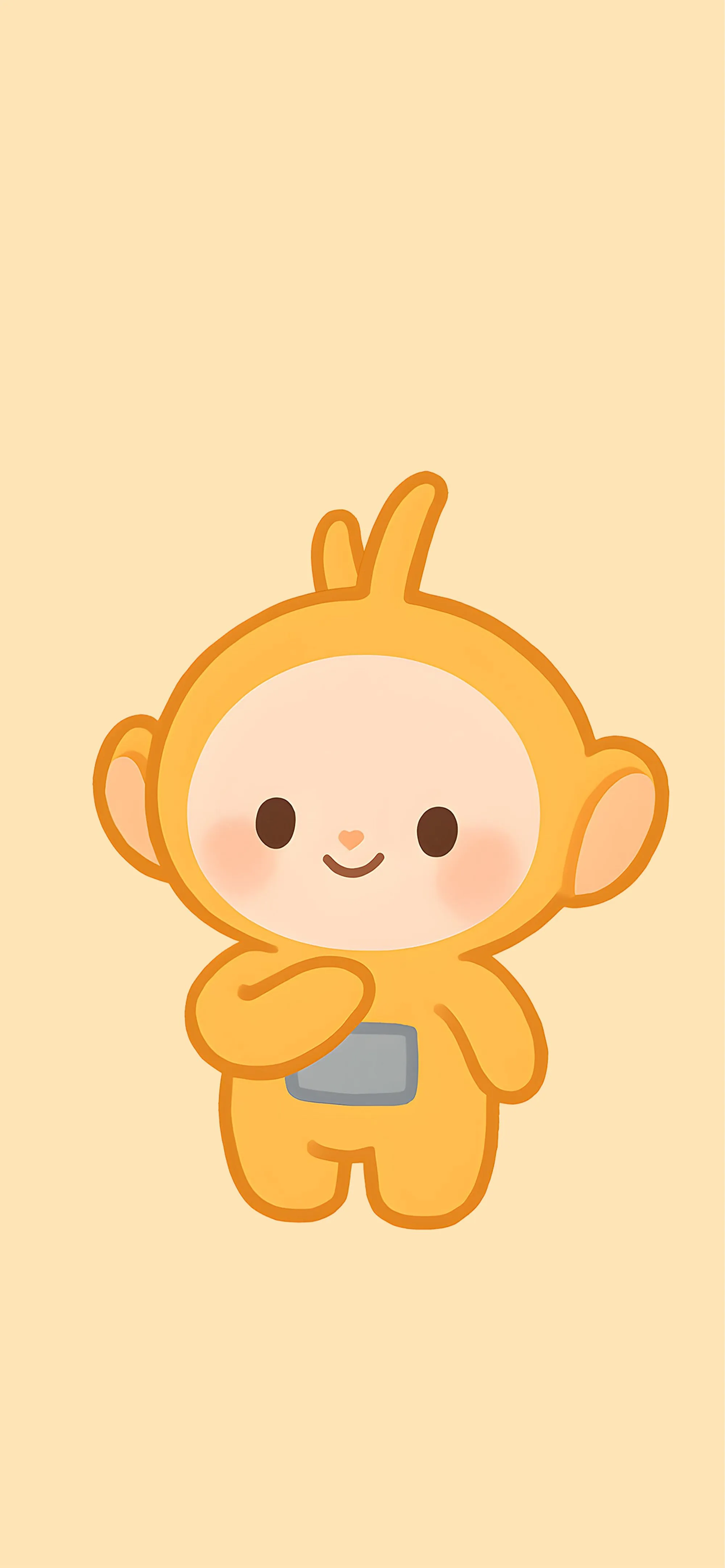 Kawaii Teletubby Po & Laa Laa Wallpaper Cartoon Wallpaper