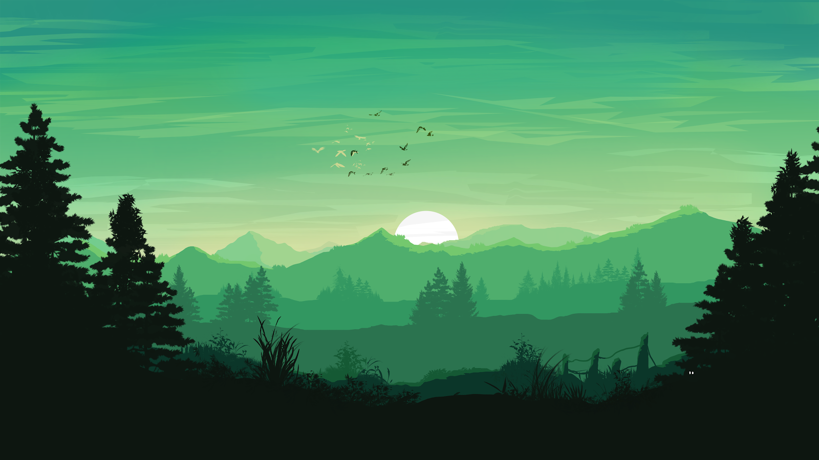 Nature, Landscape, Forest, Green 8K Desktop Wallpaper
