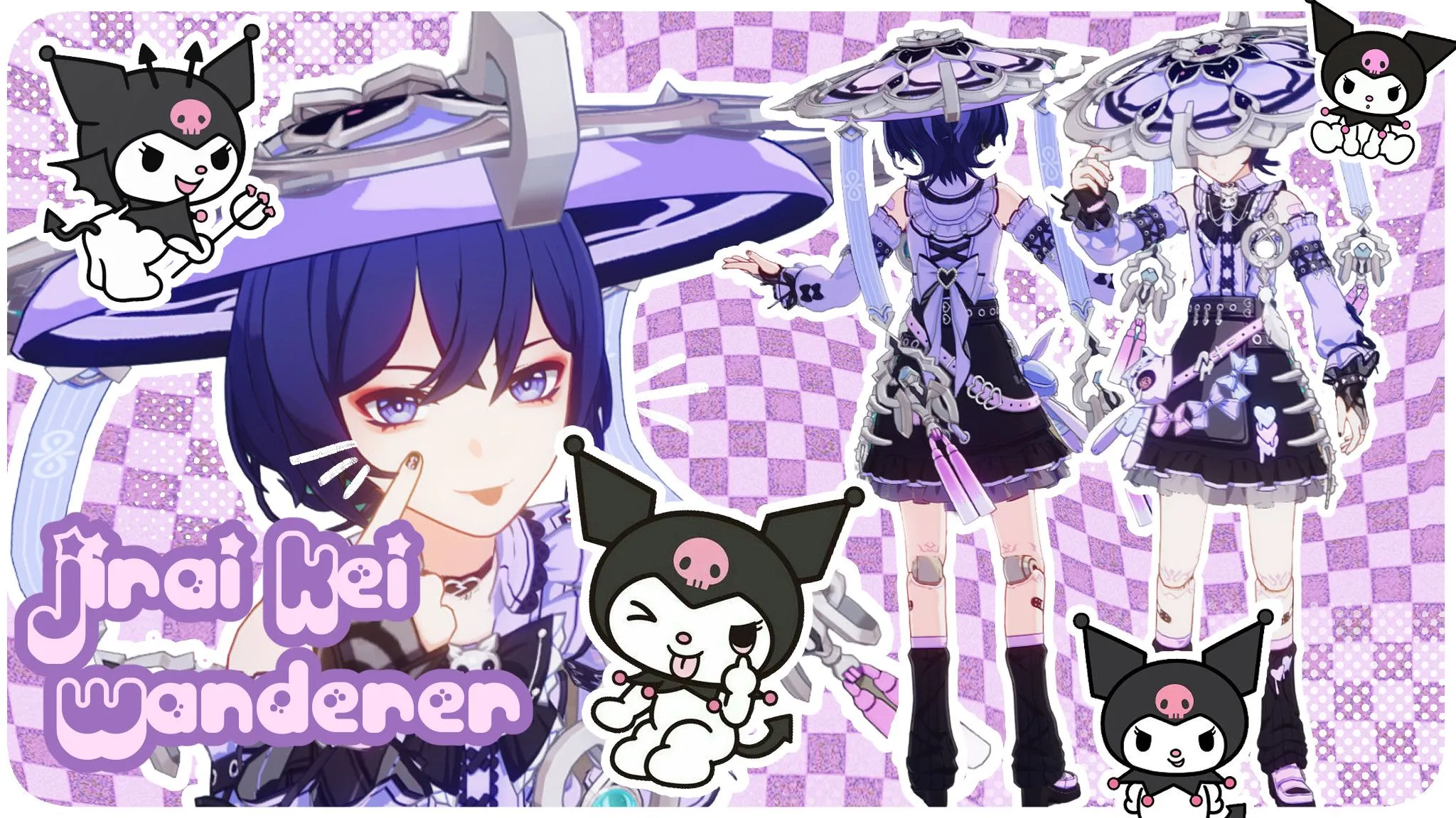 jirai kei wanderer (saccharine lash out) Mod for Genshin Impact
