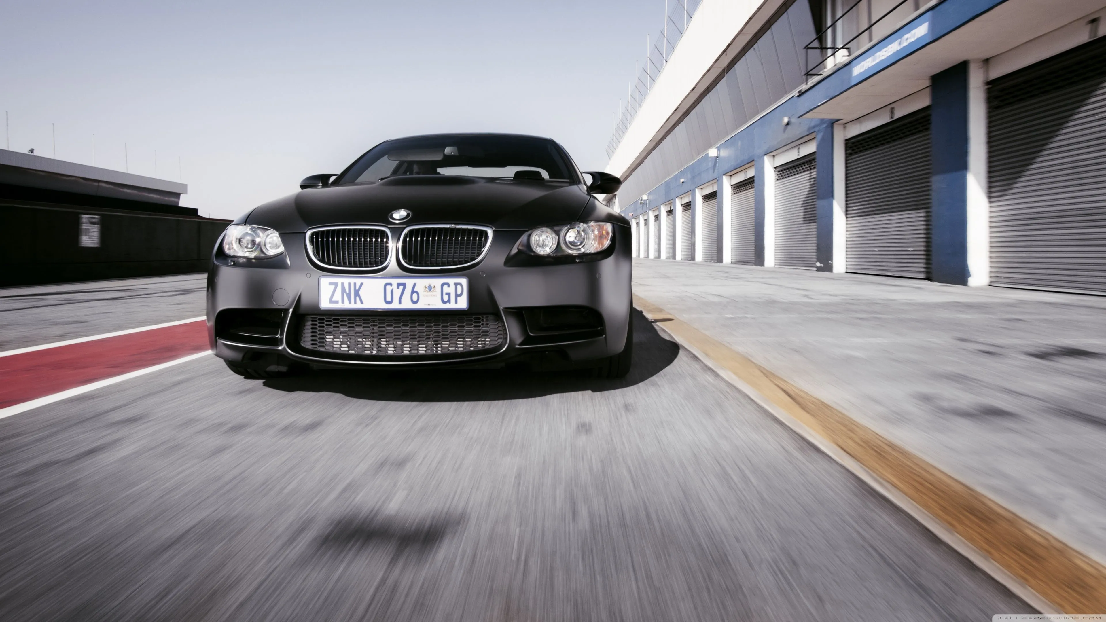 BMW M3 Black On Race Track 4K UHD Wallpaper for UltraHD Desktop and TV, Dual Monitor, Smartphone and Tablet Devices