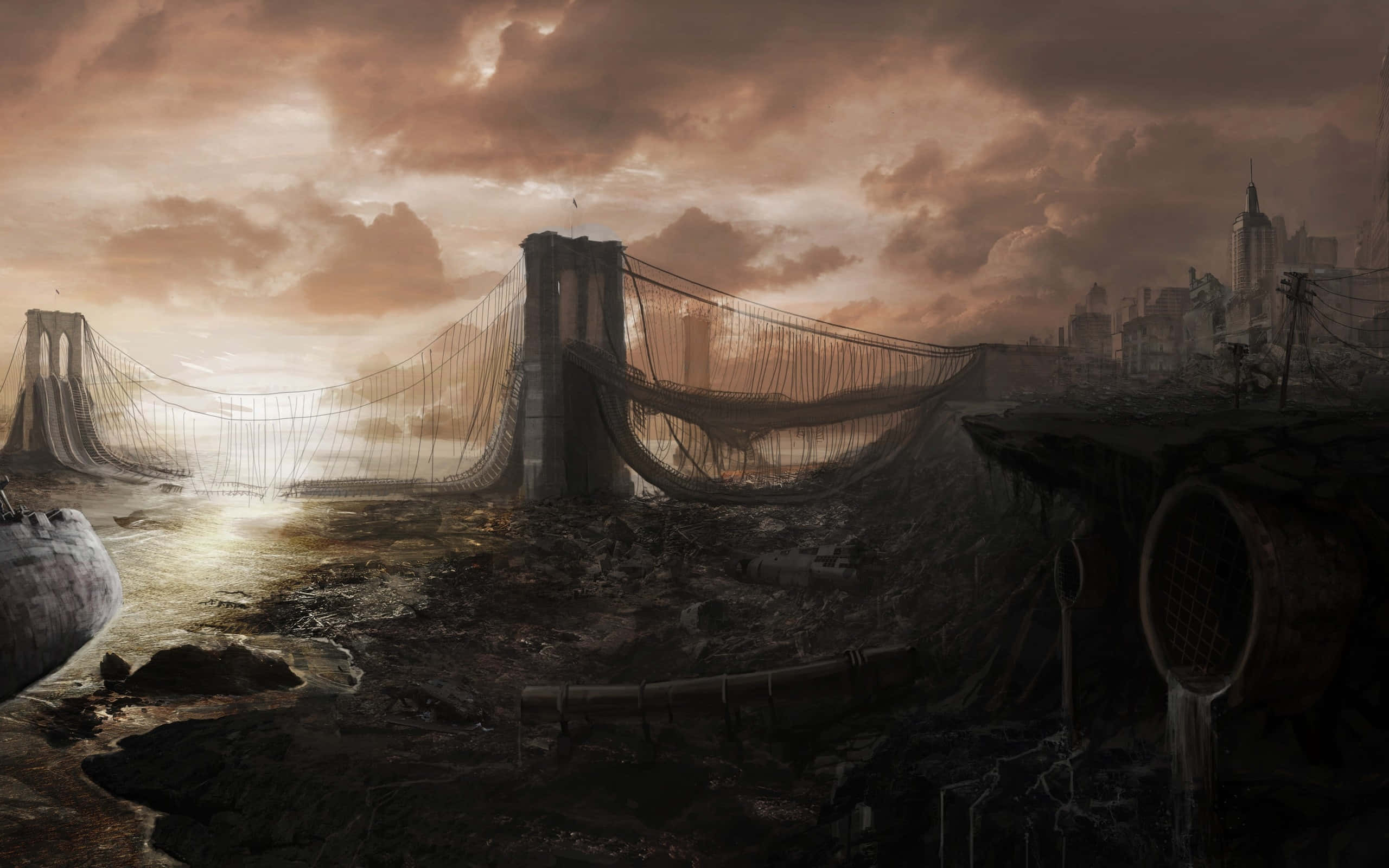 Download Standing Before The Great Apocalypse Wallpaper