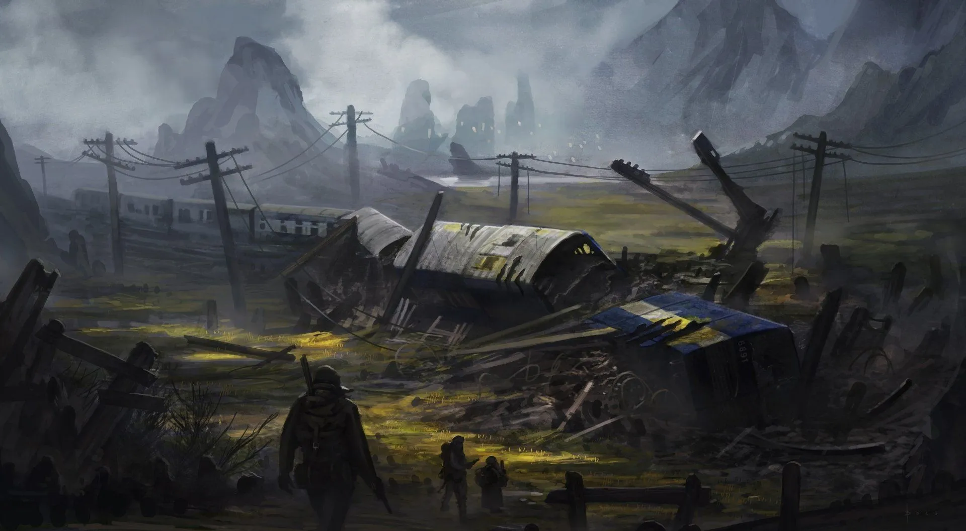 4K Ultra HD Sci Fi Post Apocalyptic Wasteland By Bram Selsx2532