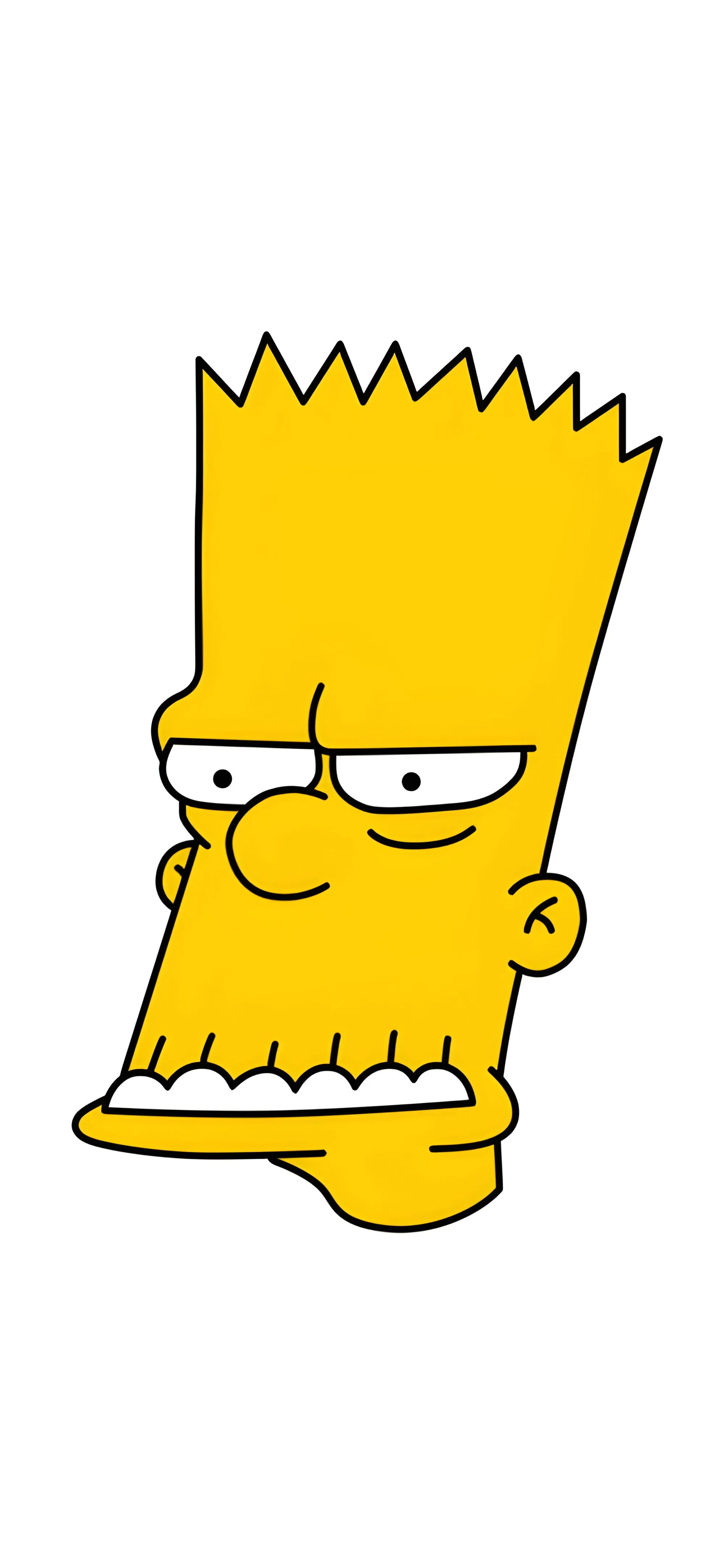 Bart Simpson Grimace Face Wallpaper Simpsons Wallpaper