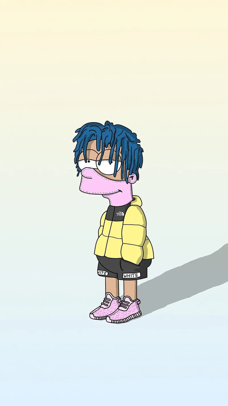 Hypebeast Bart, yeezy, thenorthface, bart simpson, simpsons, offwhite, mask, HD phone wallpaper