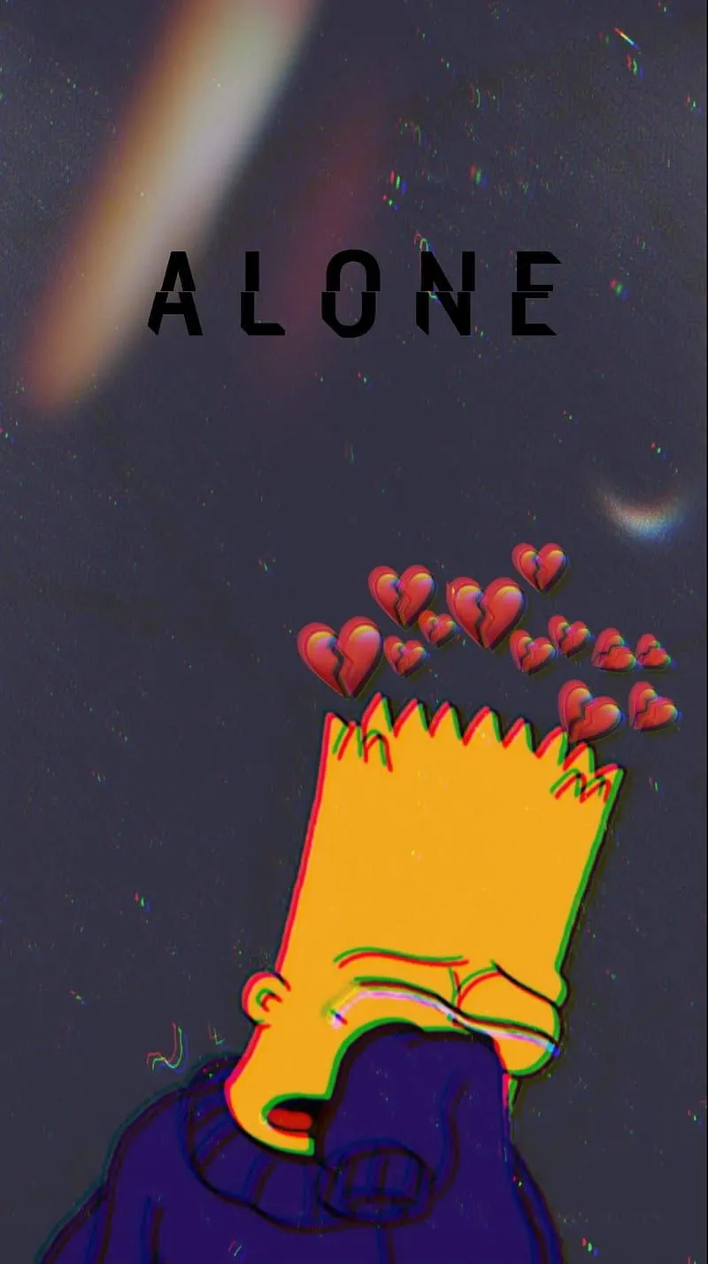 HD sad bart con felapa wallpaper