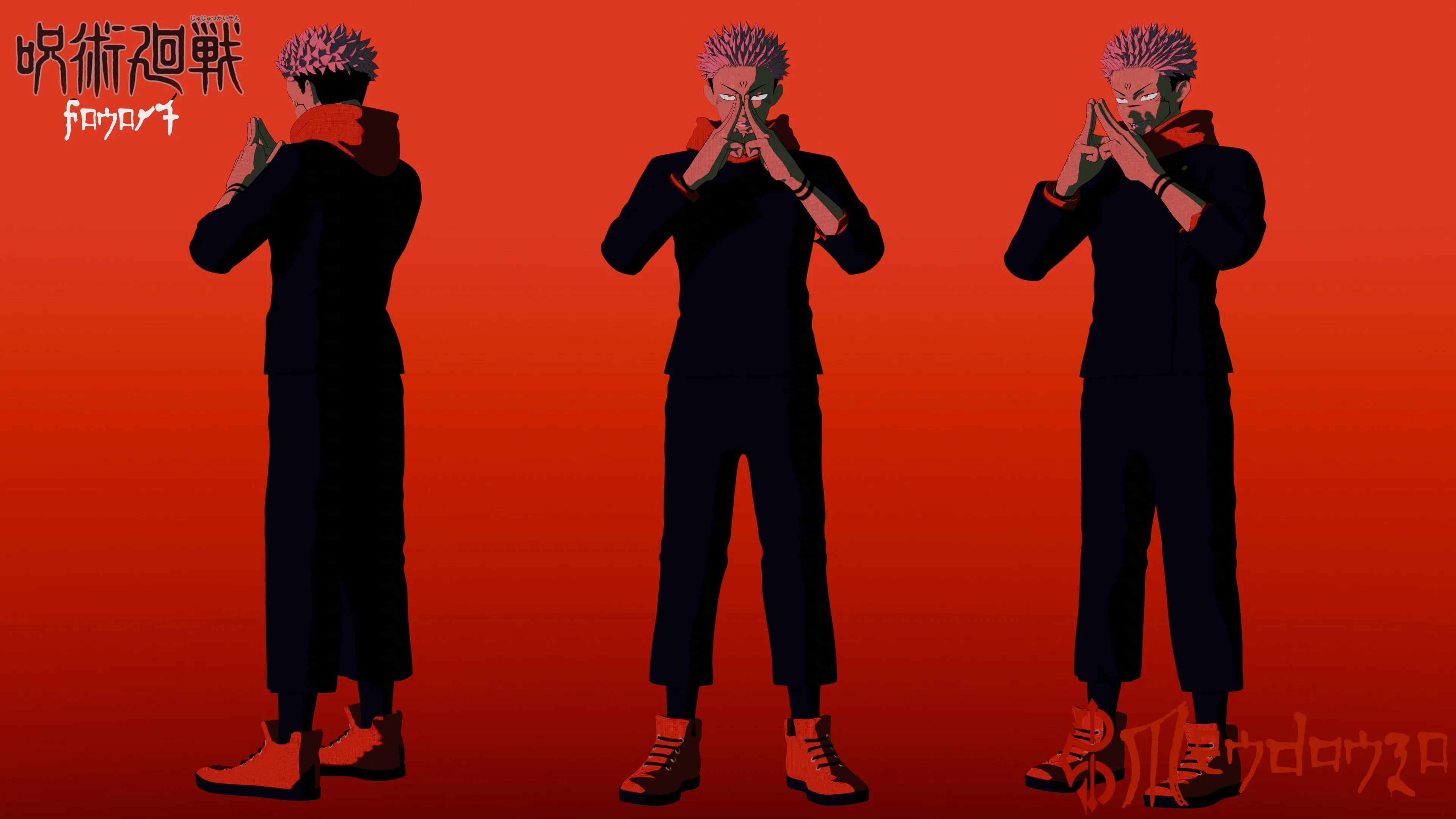sukuna shibuya incident 3D model 3D model rigged