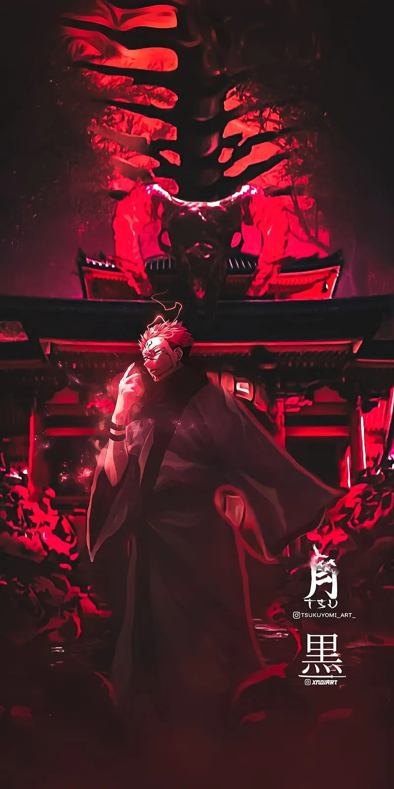 Ryomen Sukuna, Jujutsu kaisen, HD phone wallpaper