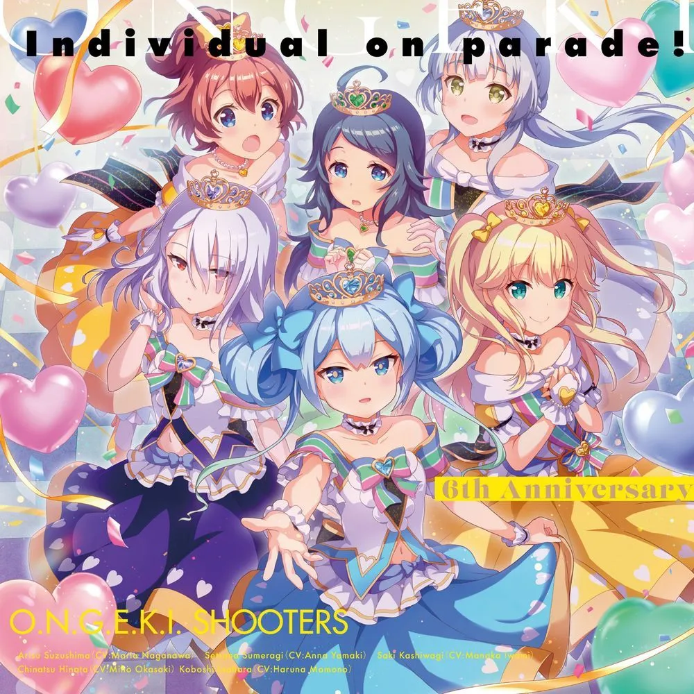 ONGEKI 6th Anniversary CD Individual on parade!