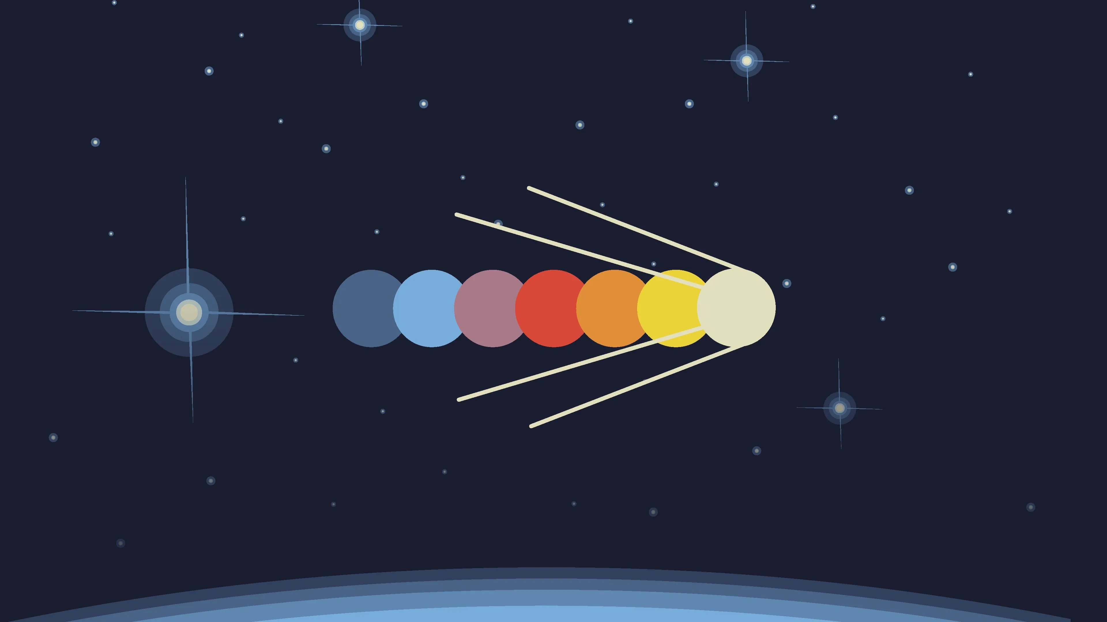 Space Minimalist Wallpaper 4096x2160 64834