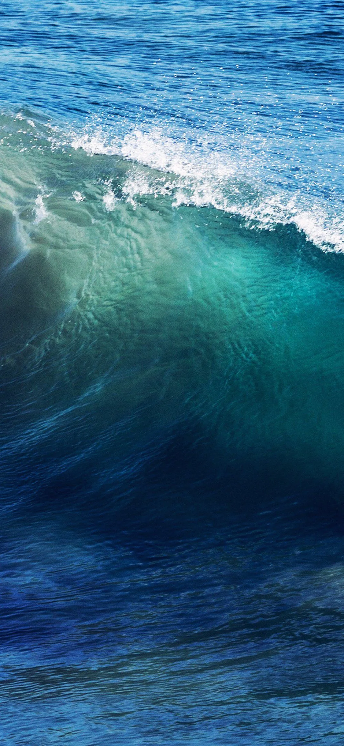 Wave Sea Ocean Summer Blue iPhone Wallpaper