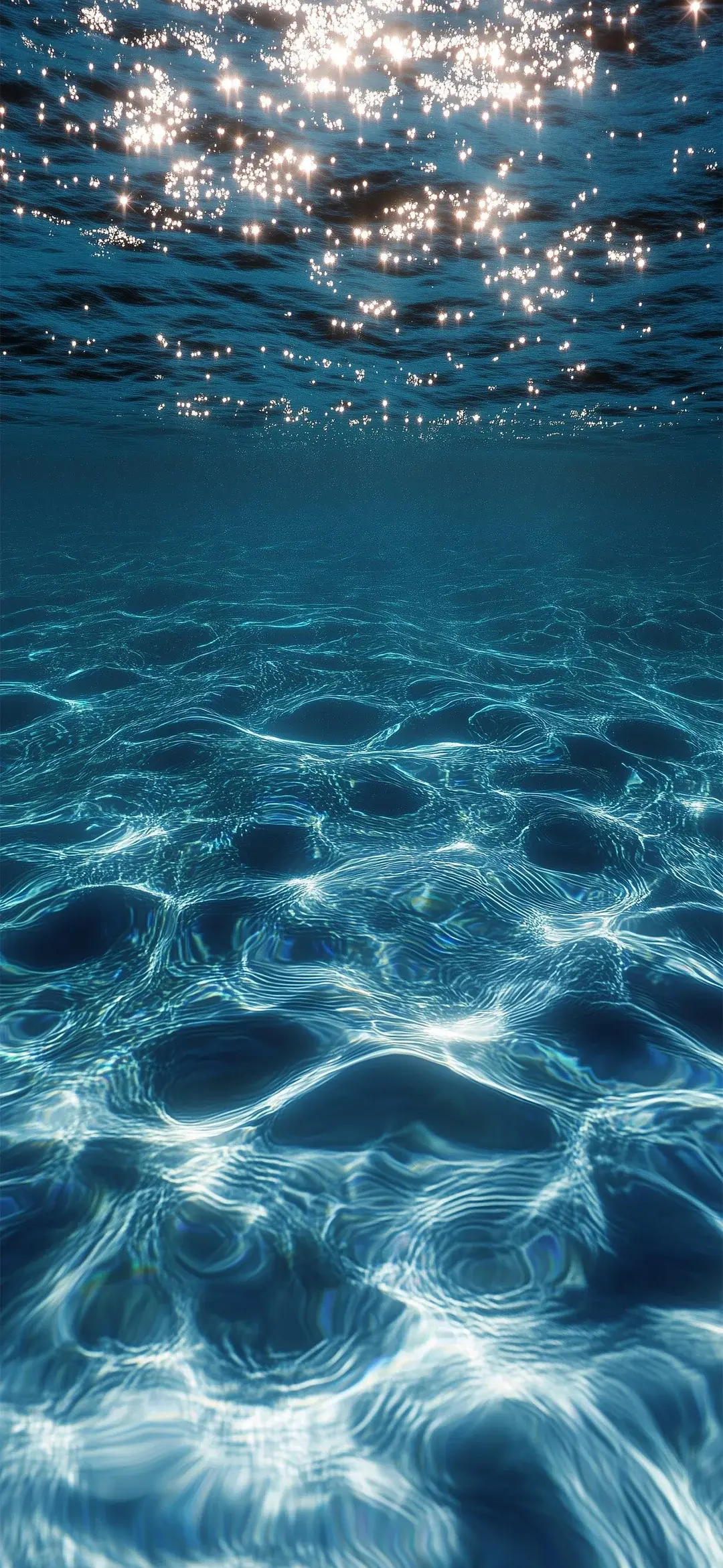 Oceans Deep Waves Ocean Floor Sparkles