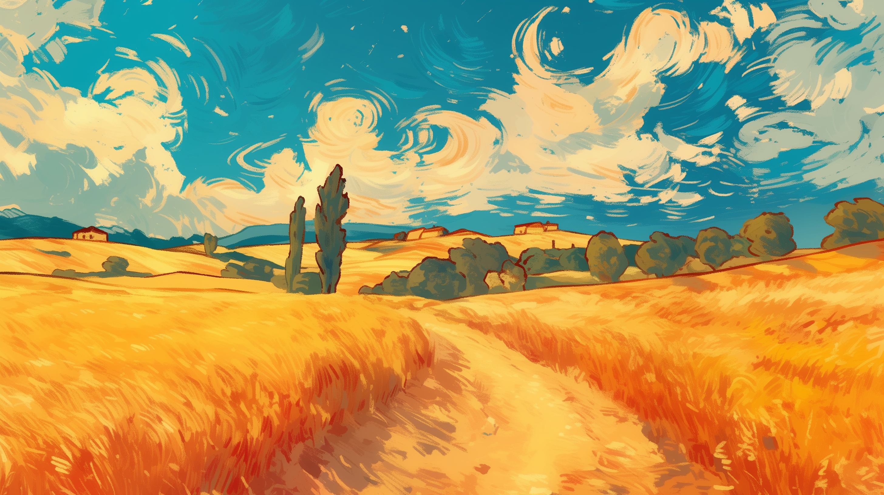 Van Gogh Wallpaper 4K Art with Van Gogh